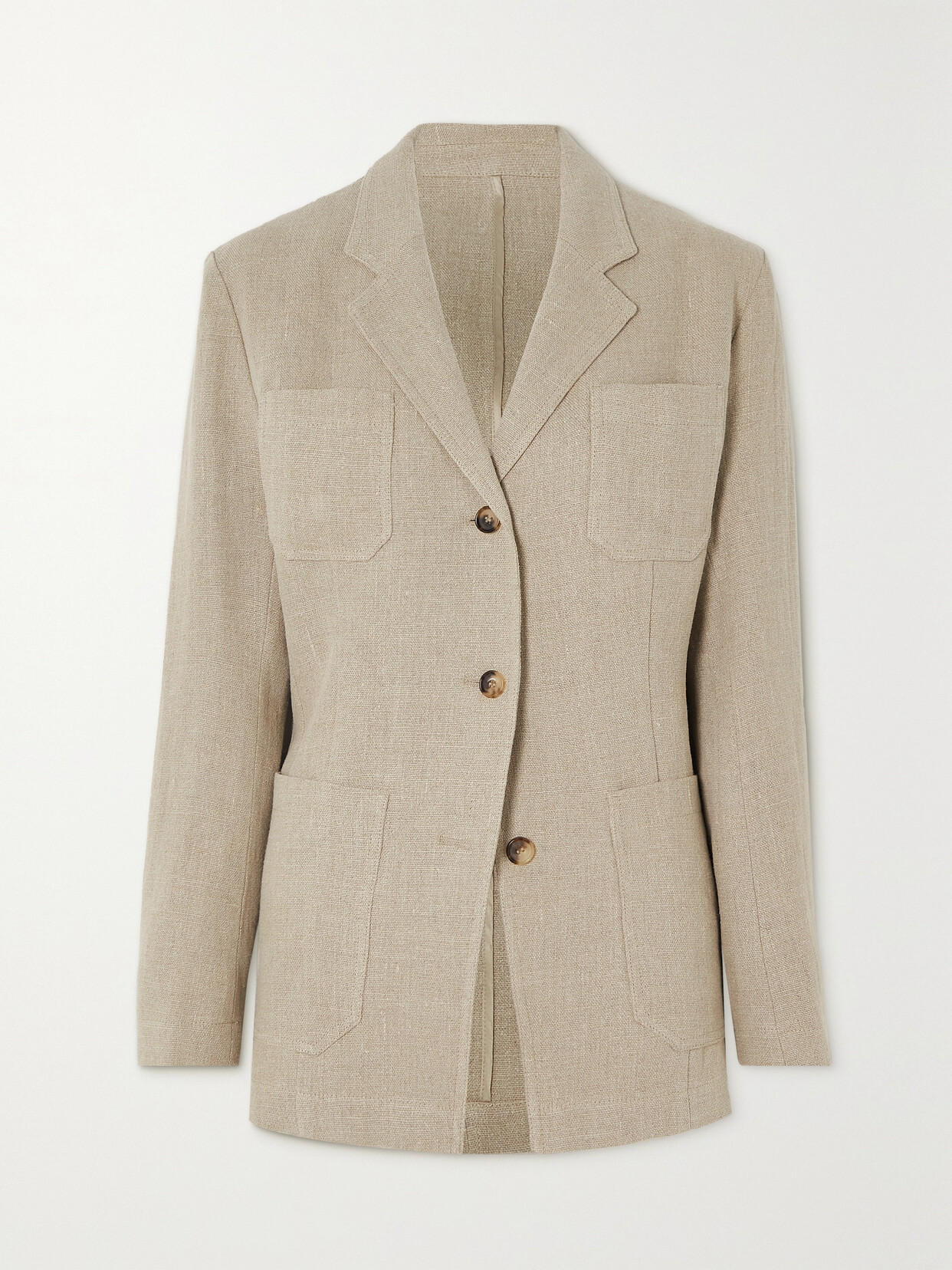 TOTEME - Linen Blazer - Neutrals