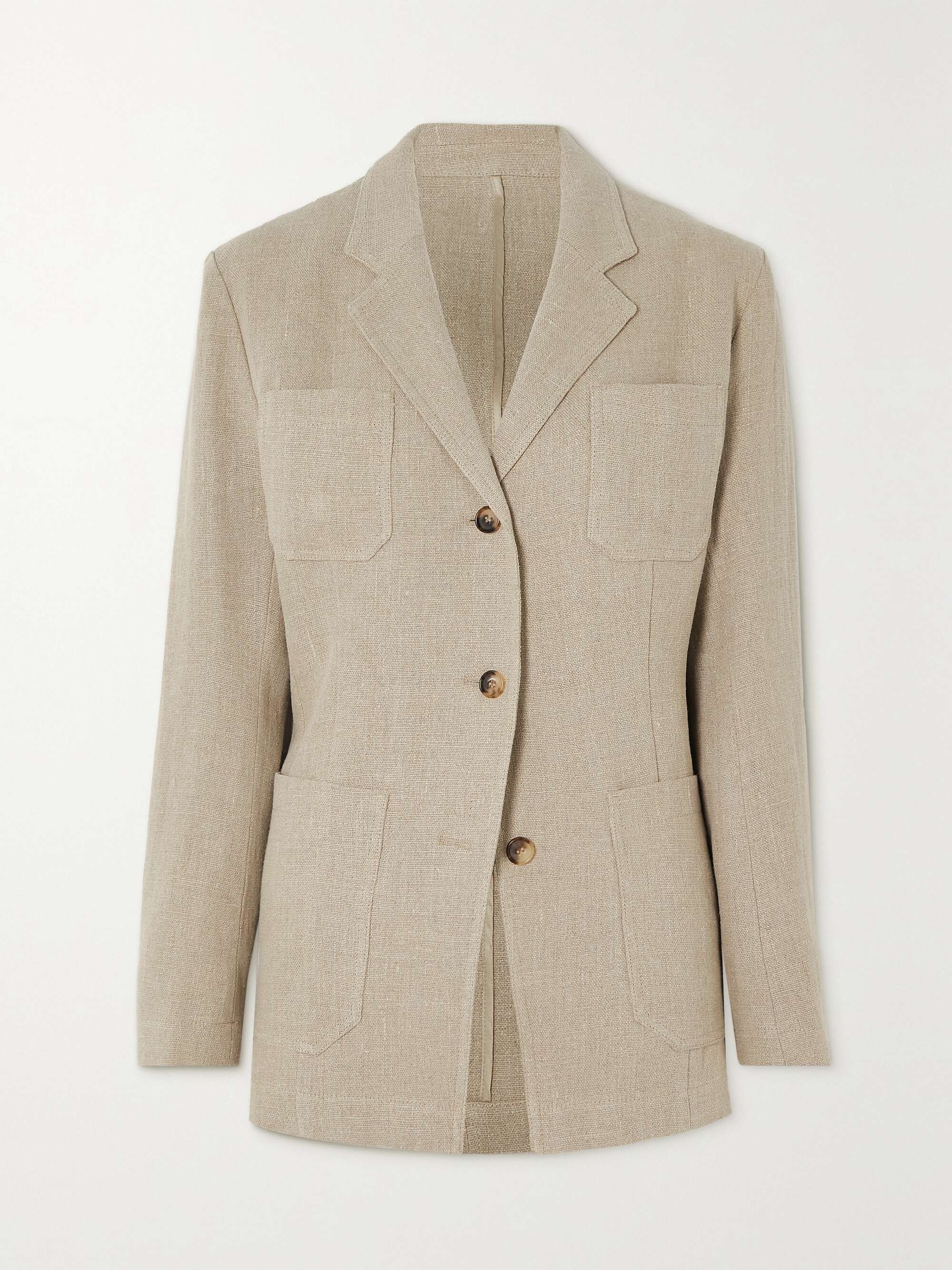 TOTEME Linen blazer | NET-A-PORTER