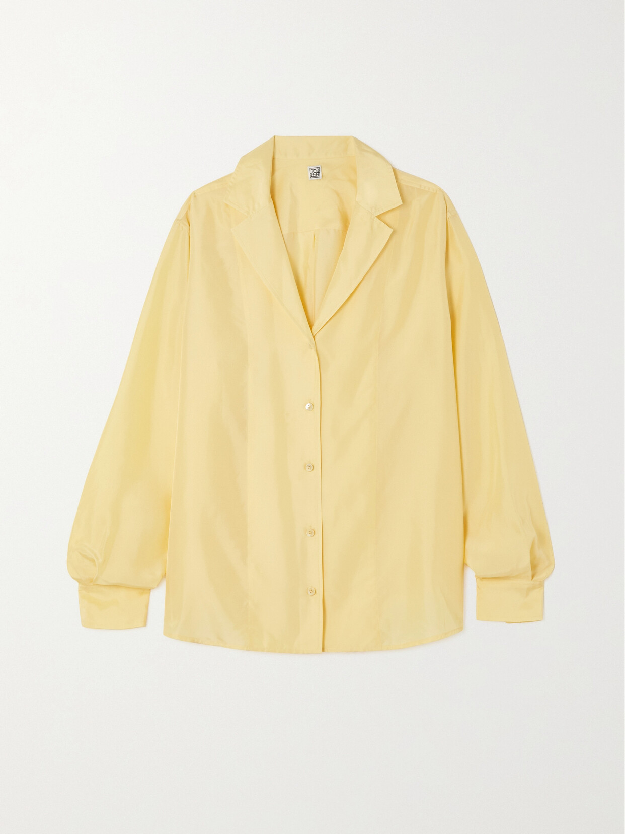TOTEME - Organic Silk Shirt - Yellow