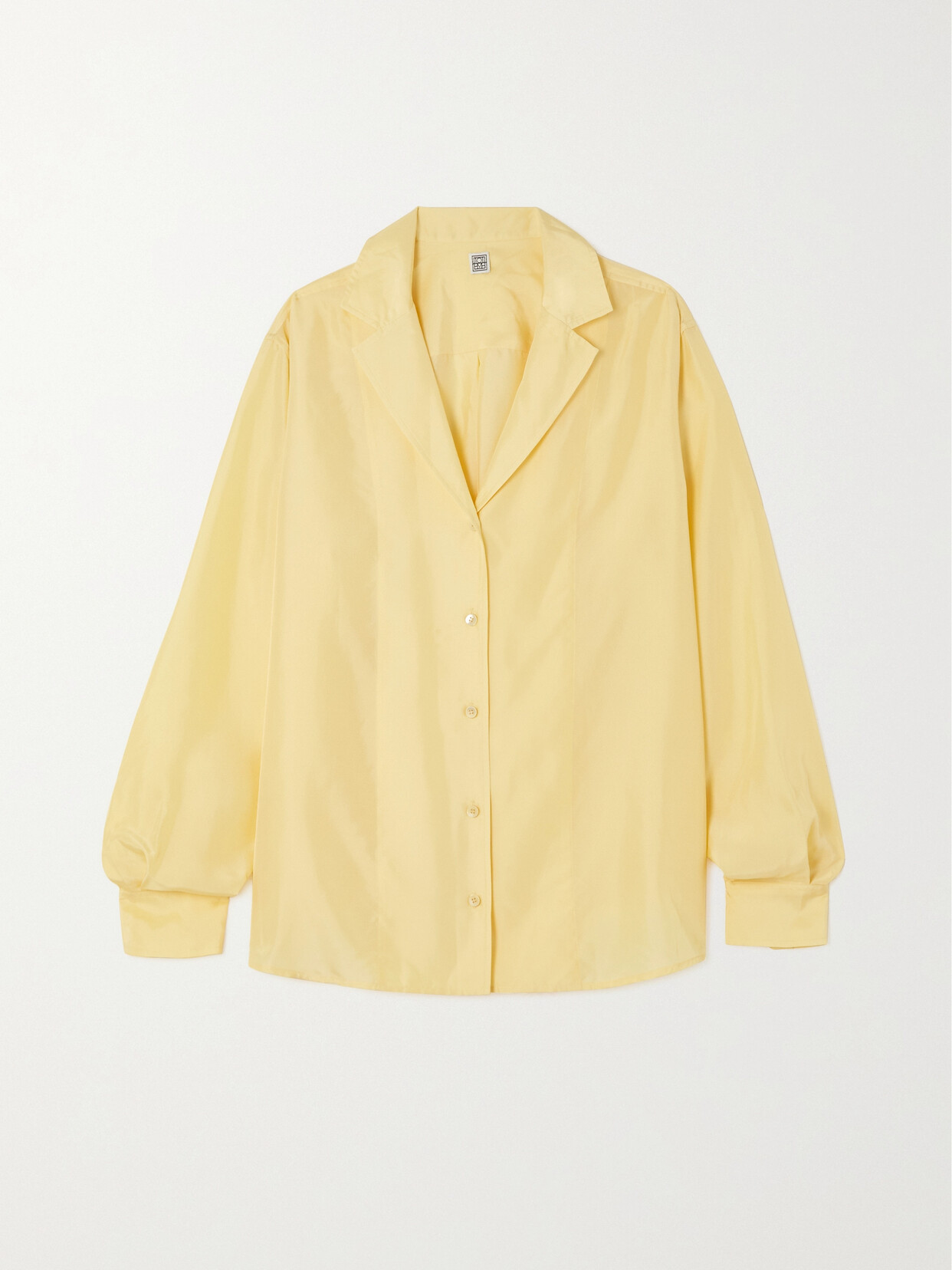 TOTEME - Organic Silk Shirt - Yellow