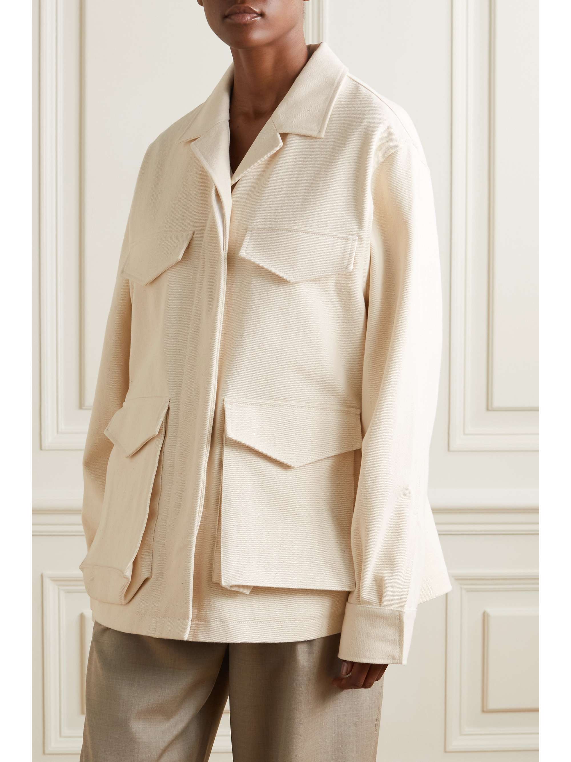 TOTEME Organic cotton-twill jacket