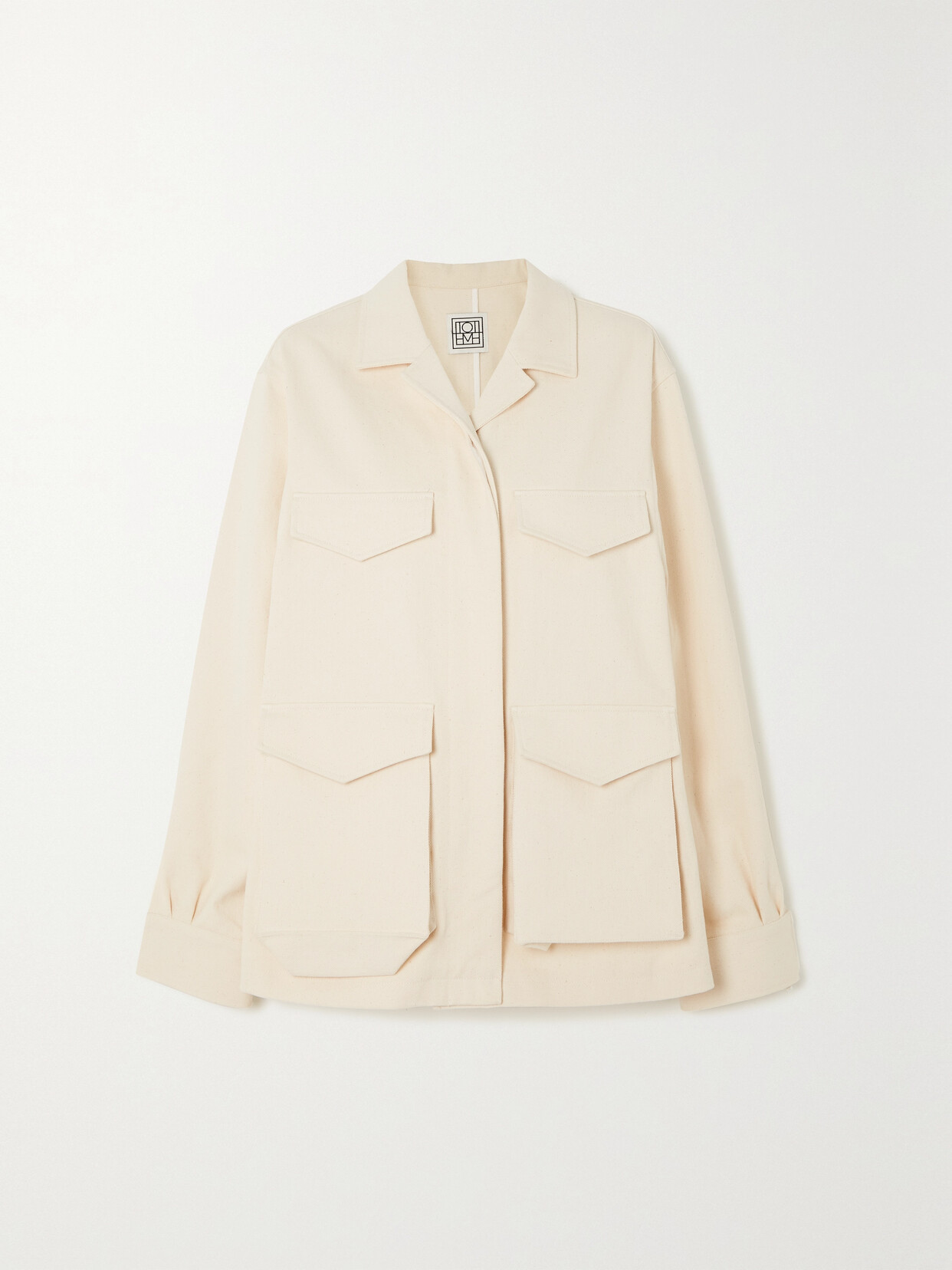 TOTEME - Organic Cotton-twill Jacket - Ecru