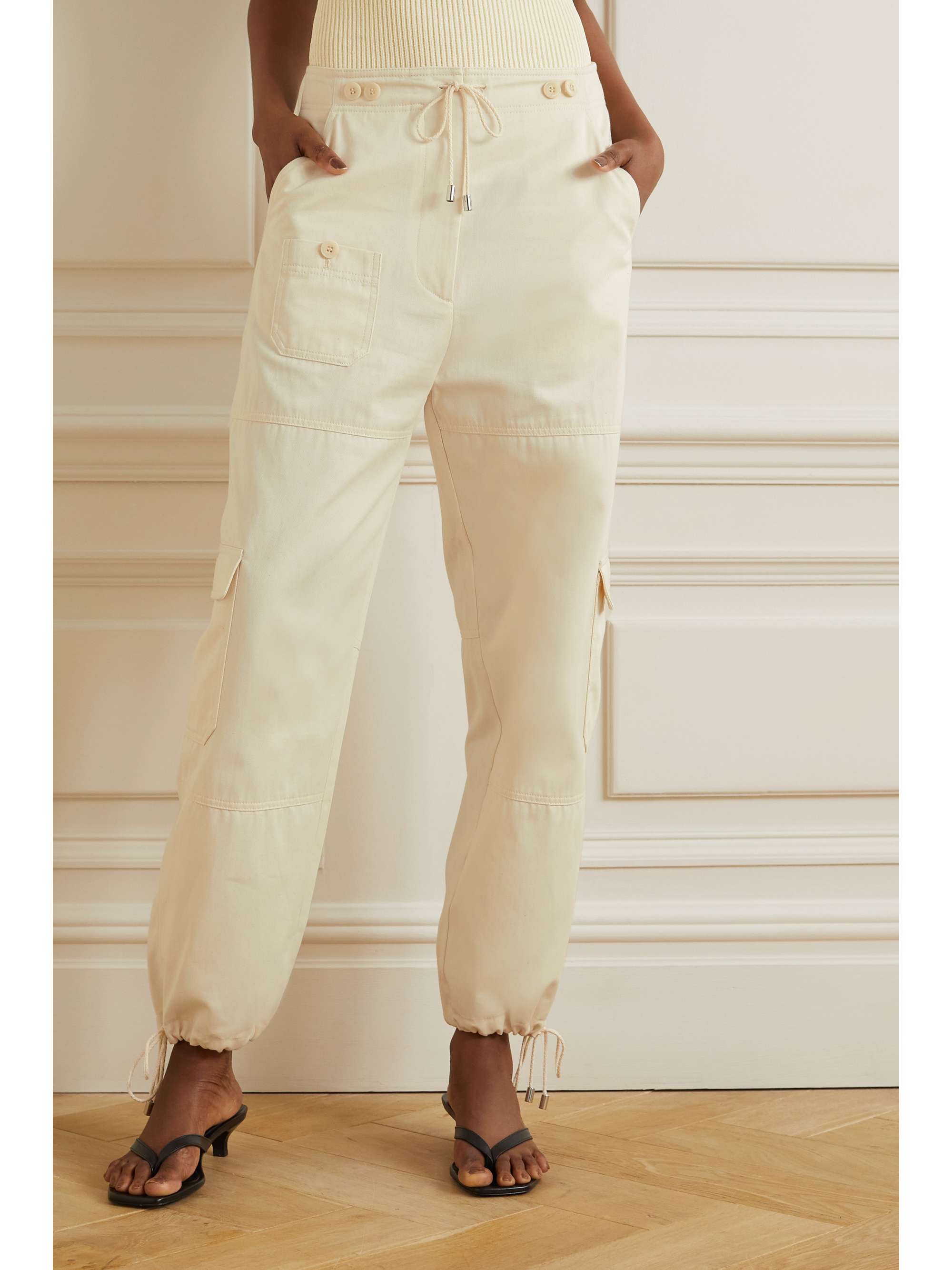 TOTEME Organic cotton-twill cargo pants