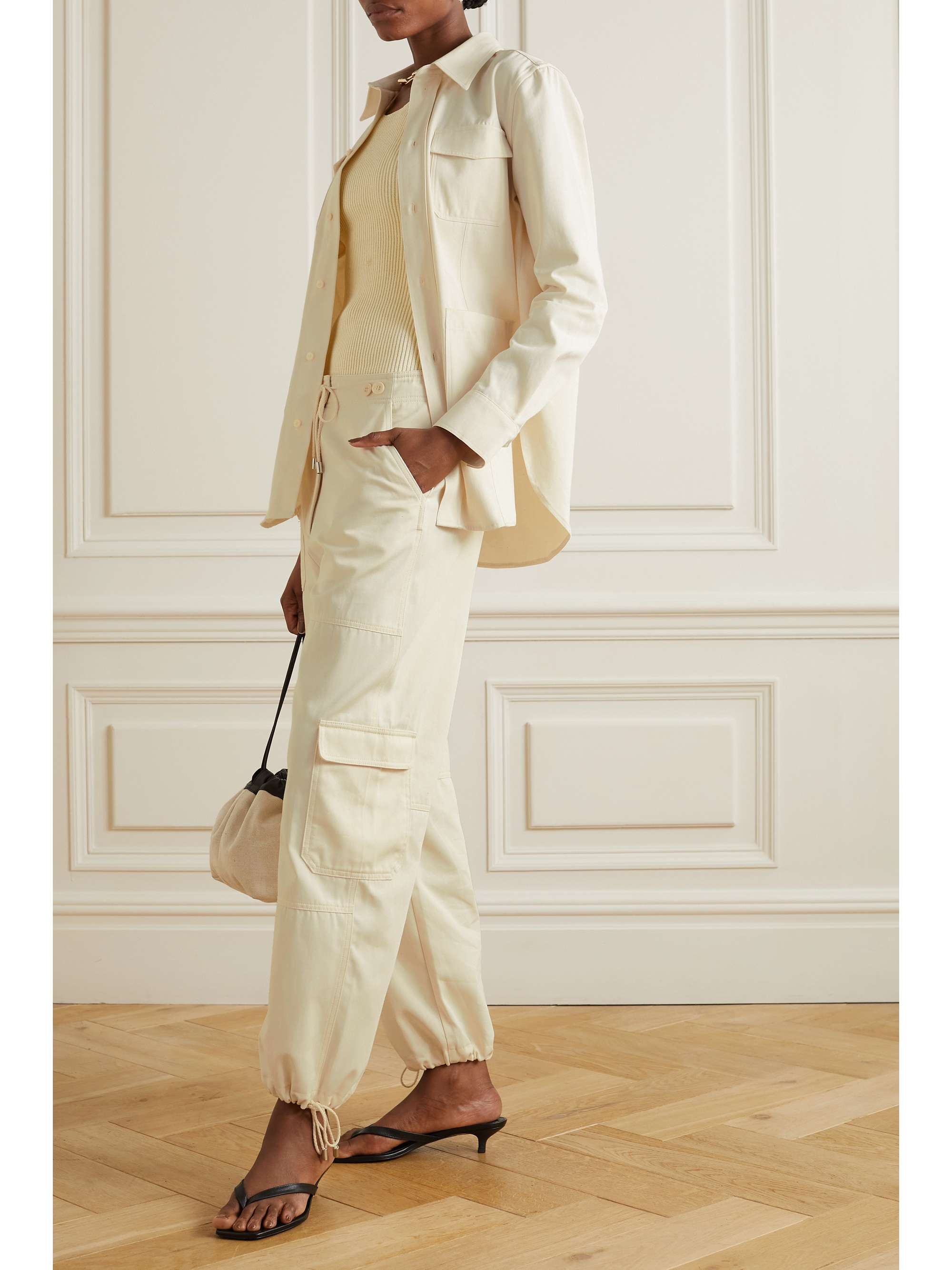 TOTEME Organic cotton-twill cargo pants