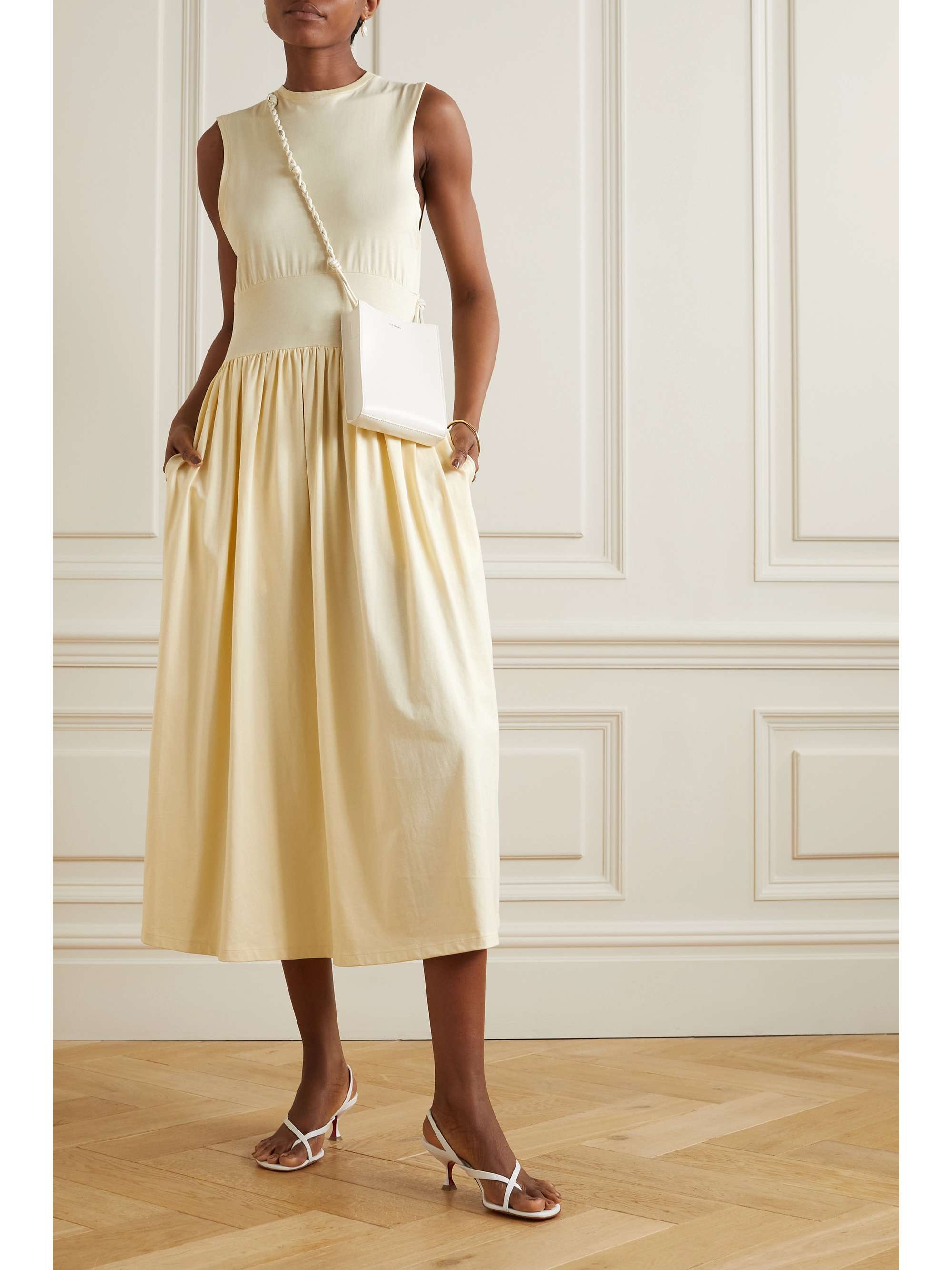 TOTEME + NET SUSTAIN organic cotton-jersey midi dress