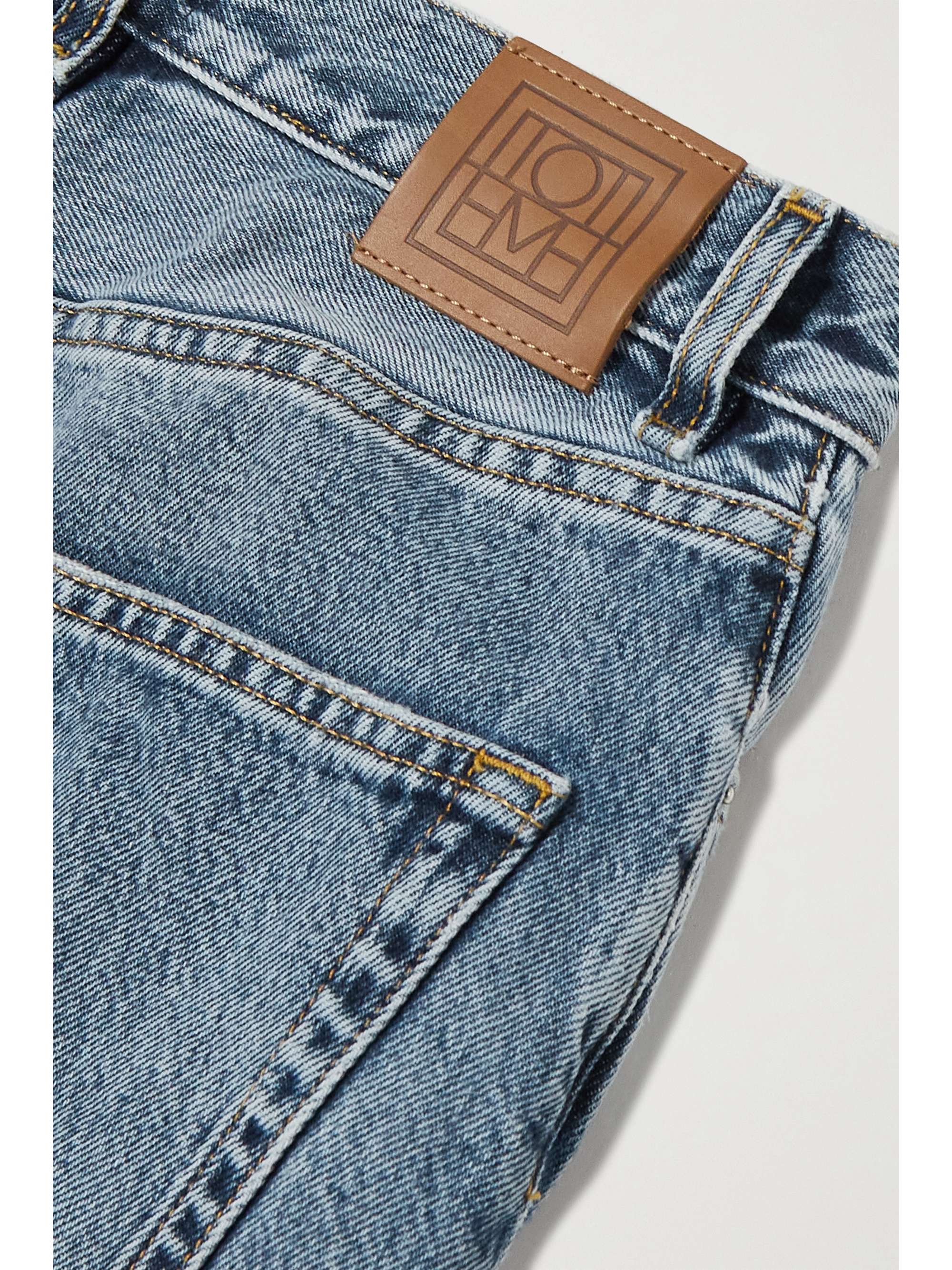 TOTEME Organic high-rise tapered jeans