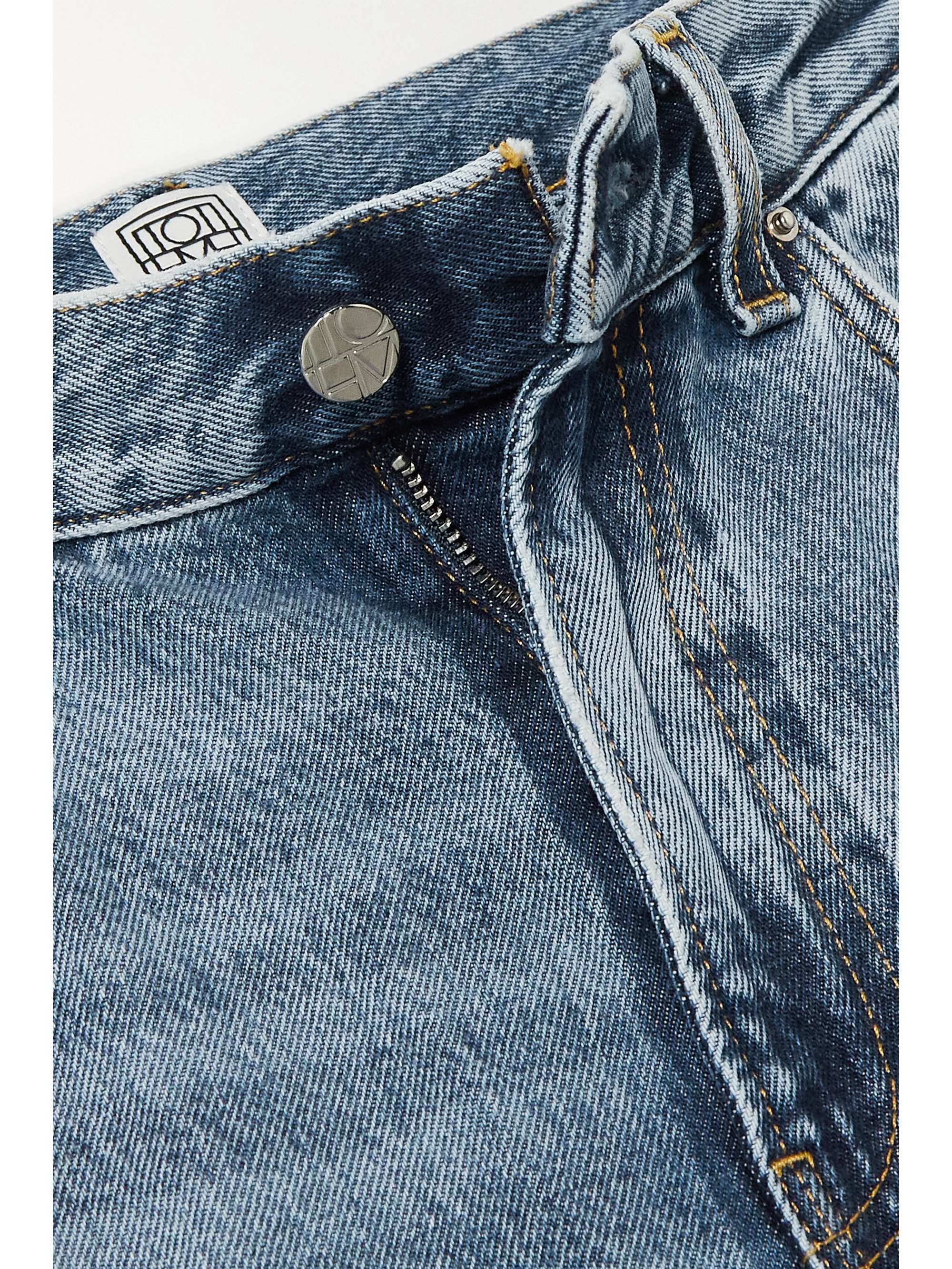 TOTEME Organic high-rise tapered jeans