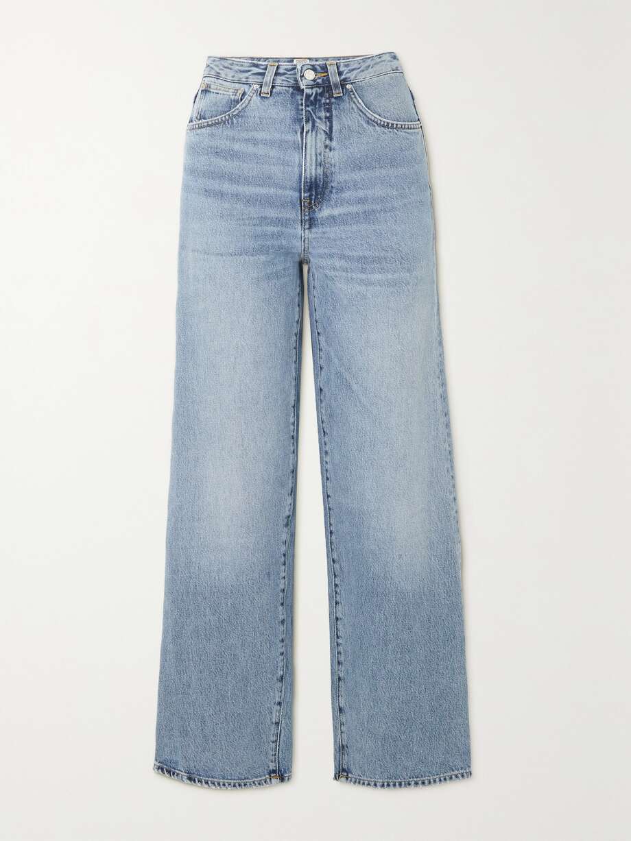 High Rise Straight Leg Jeans