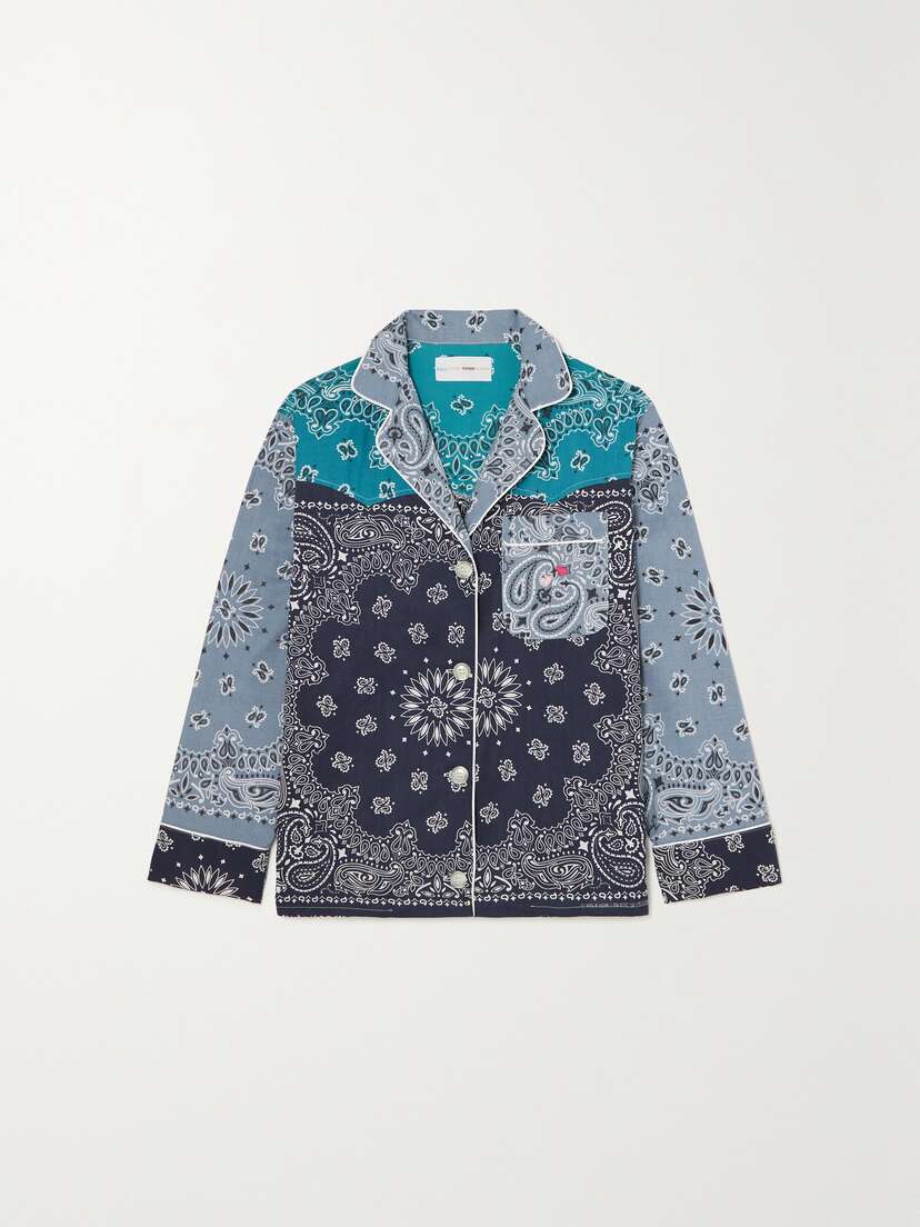CALL IT BY YOUR NAME Patchwork Paisley-print Cotton-poplin Shirt