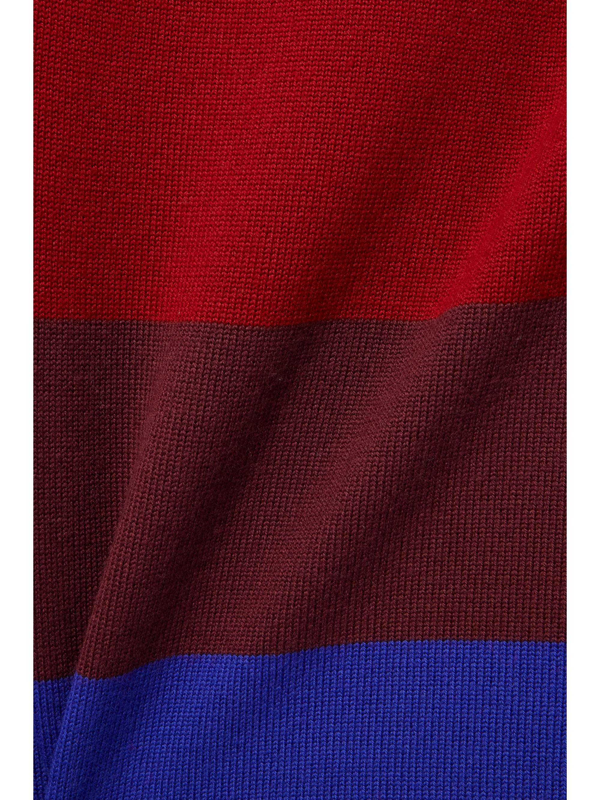 CHRISTOPHER JOHN ROGERS Oversized striped intarsia wool maxi dress