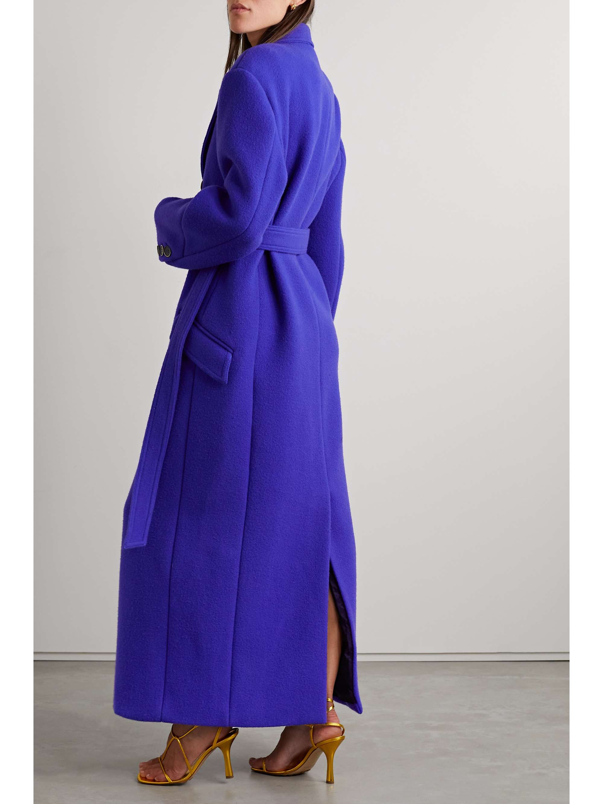 CHRISTOPHER JOHN ROGERS Belted felt coat