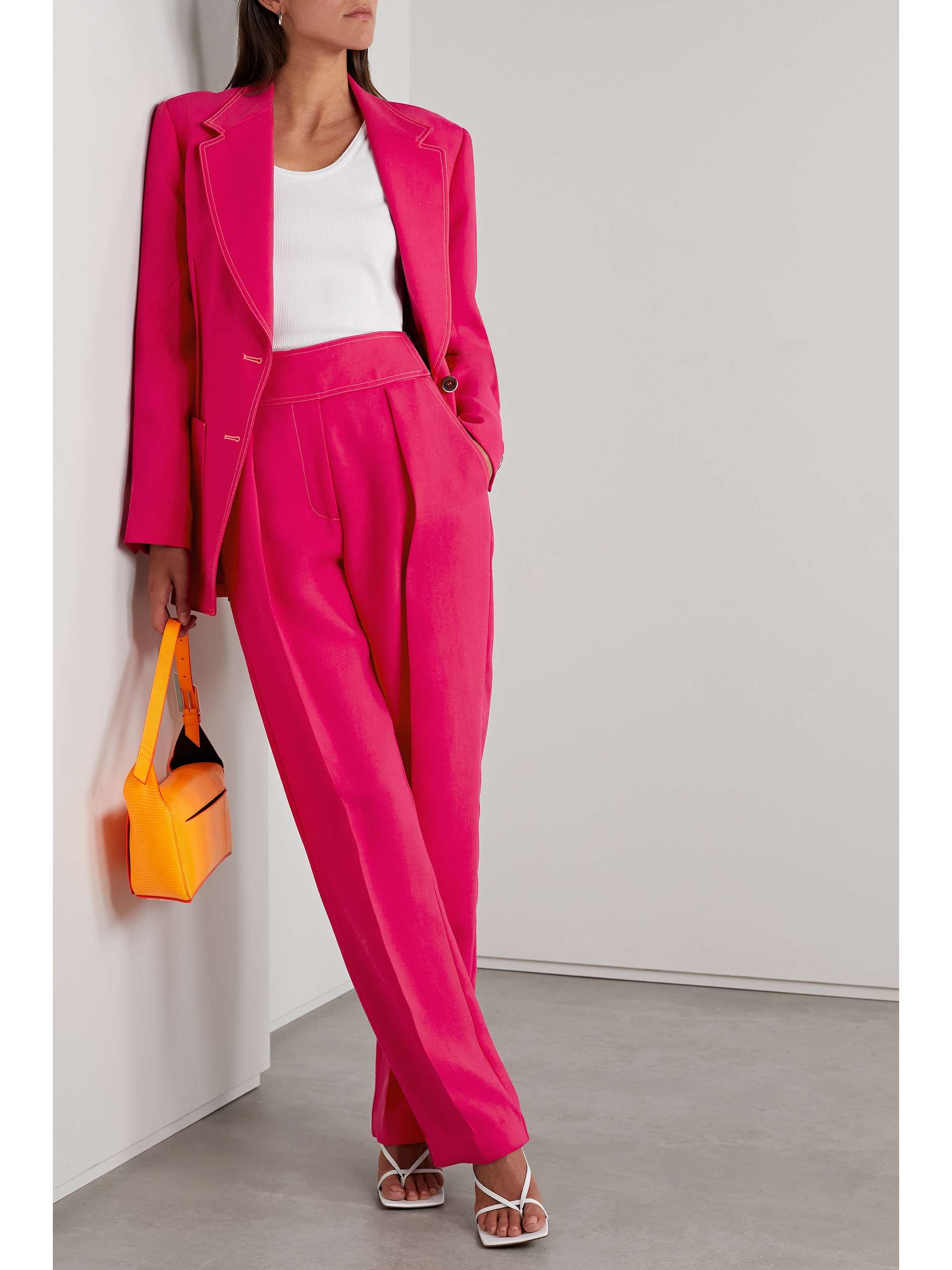 CHRISTOPHER JOHN ROGERS Crepe blazer