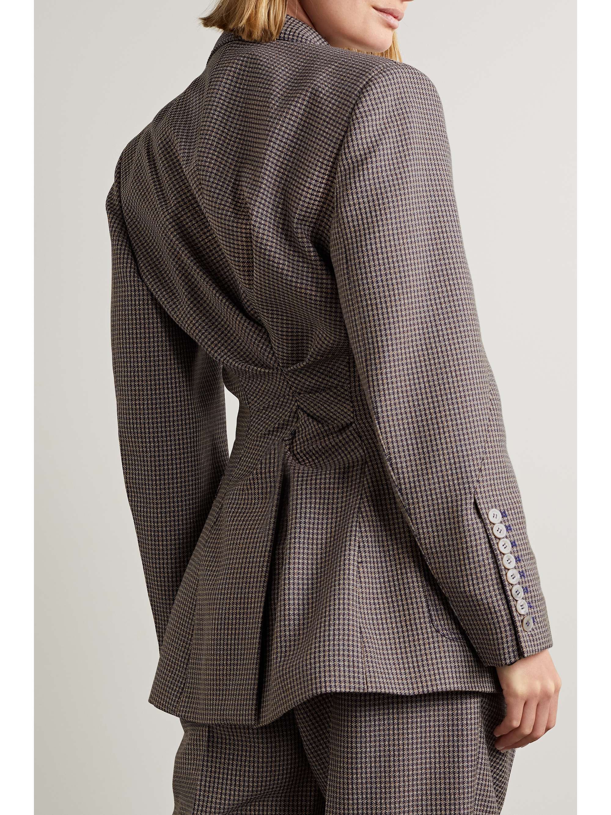 CHRISTOPHER JOHN ROGERS Checked woven blazer