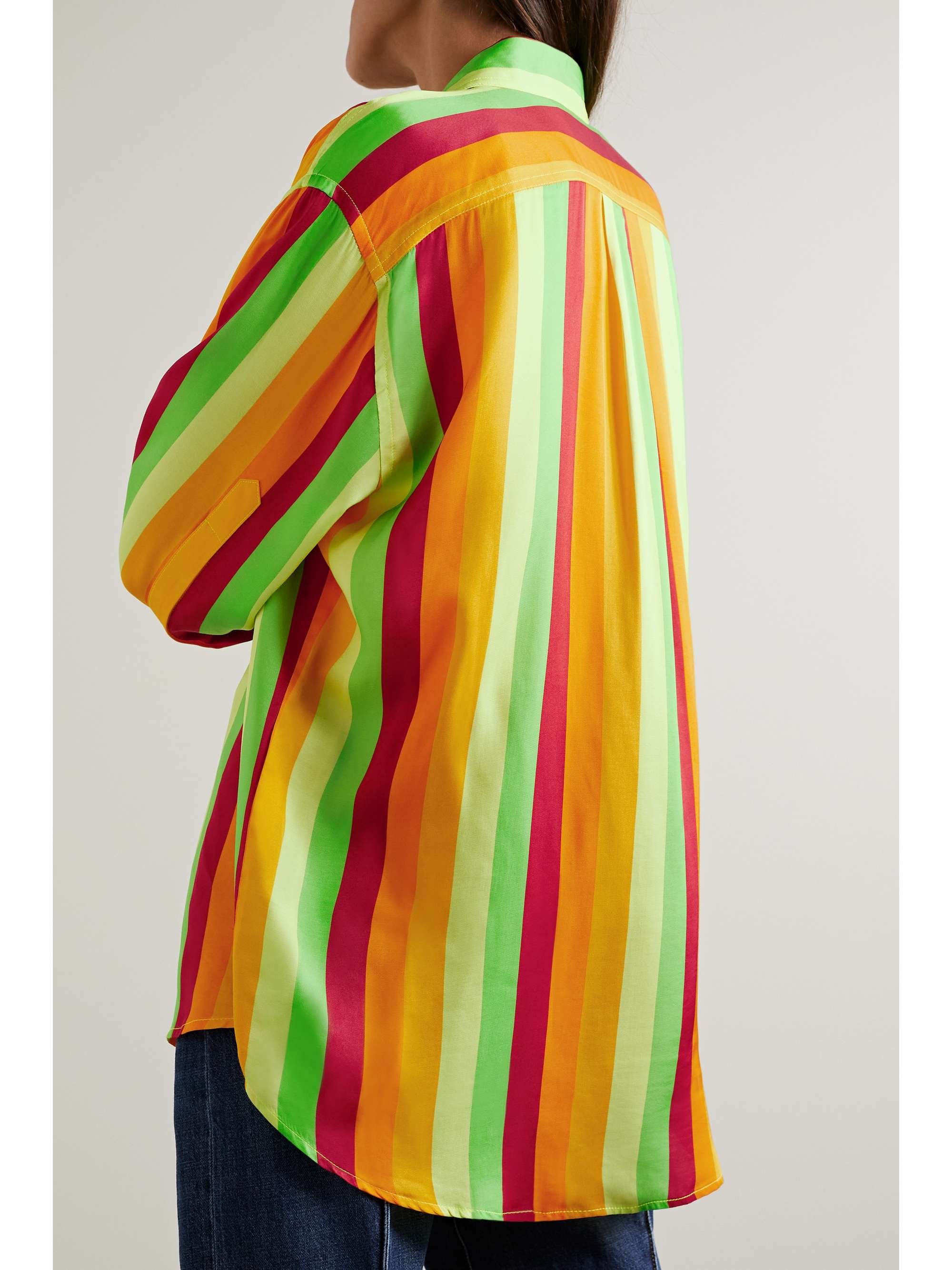 CHRISTOPHER JOHN ROGERS Striped twill shirt