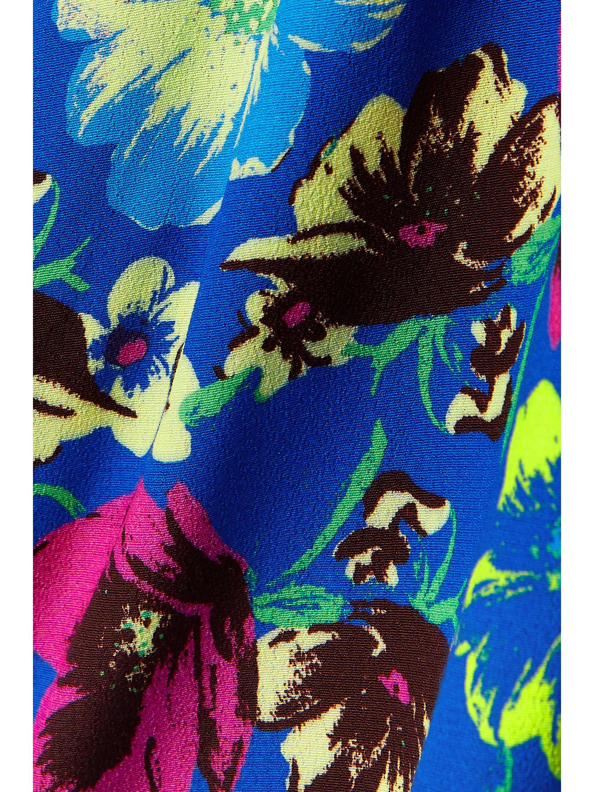 CHRISTOPHER JOHN ROGERS Floral-print crepe shirt