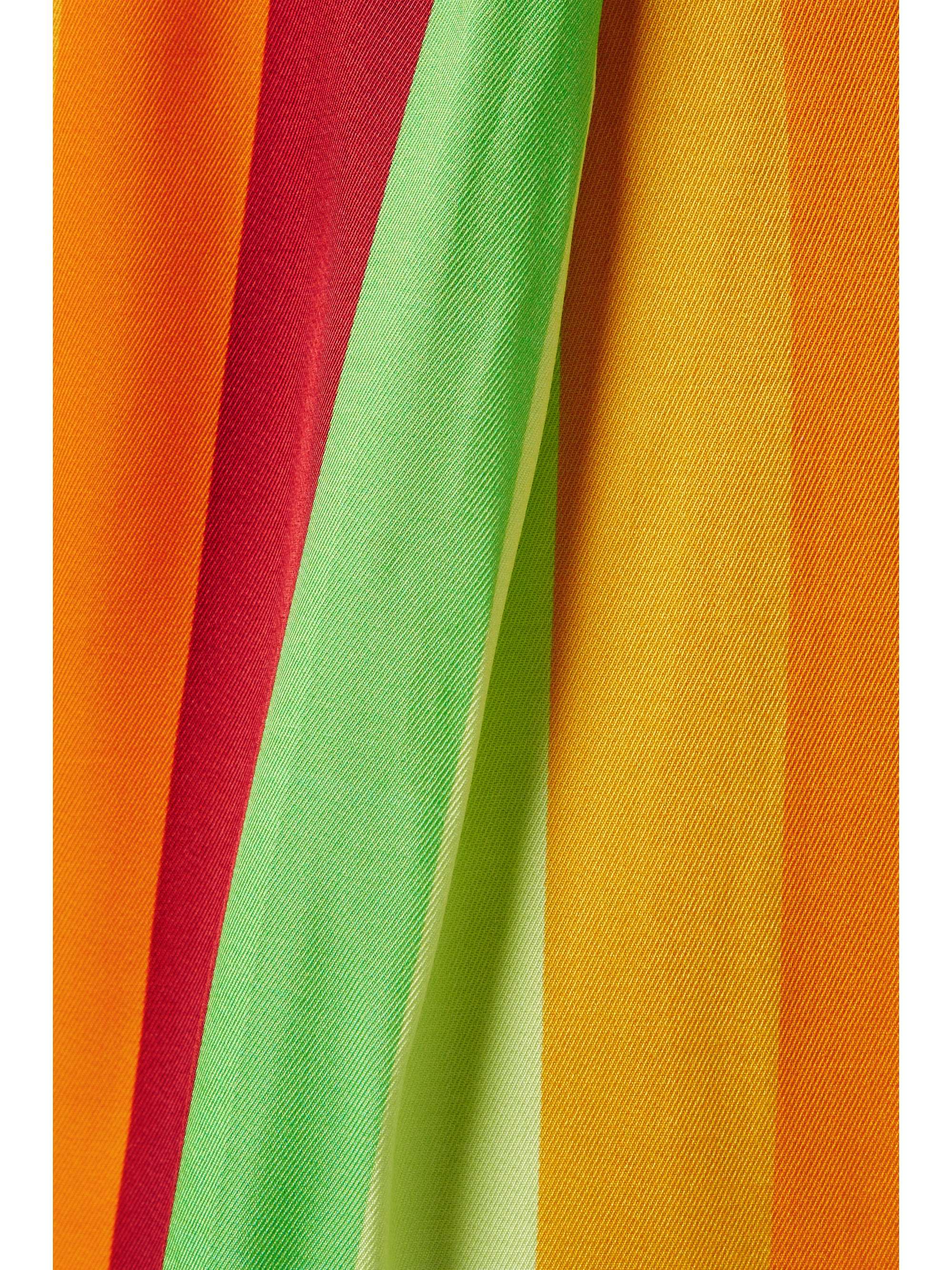 CHRISTOPHER JOHN ROGERS Striped twill wide-leg pants