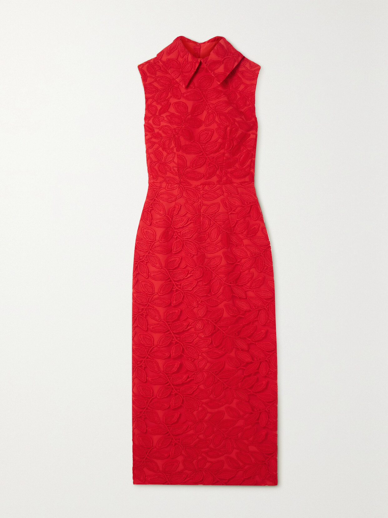 Emilia Wickstead - Mason Corded-lace Maxi Dress - Red