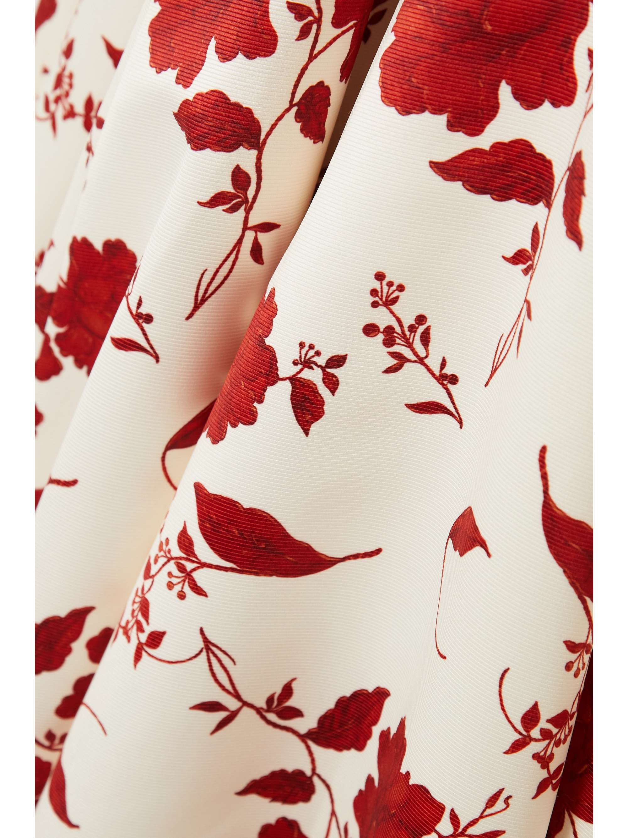 EMILIA WICKSTEAD Viri floral-print taffeta-faille gown