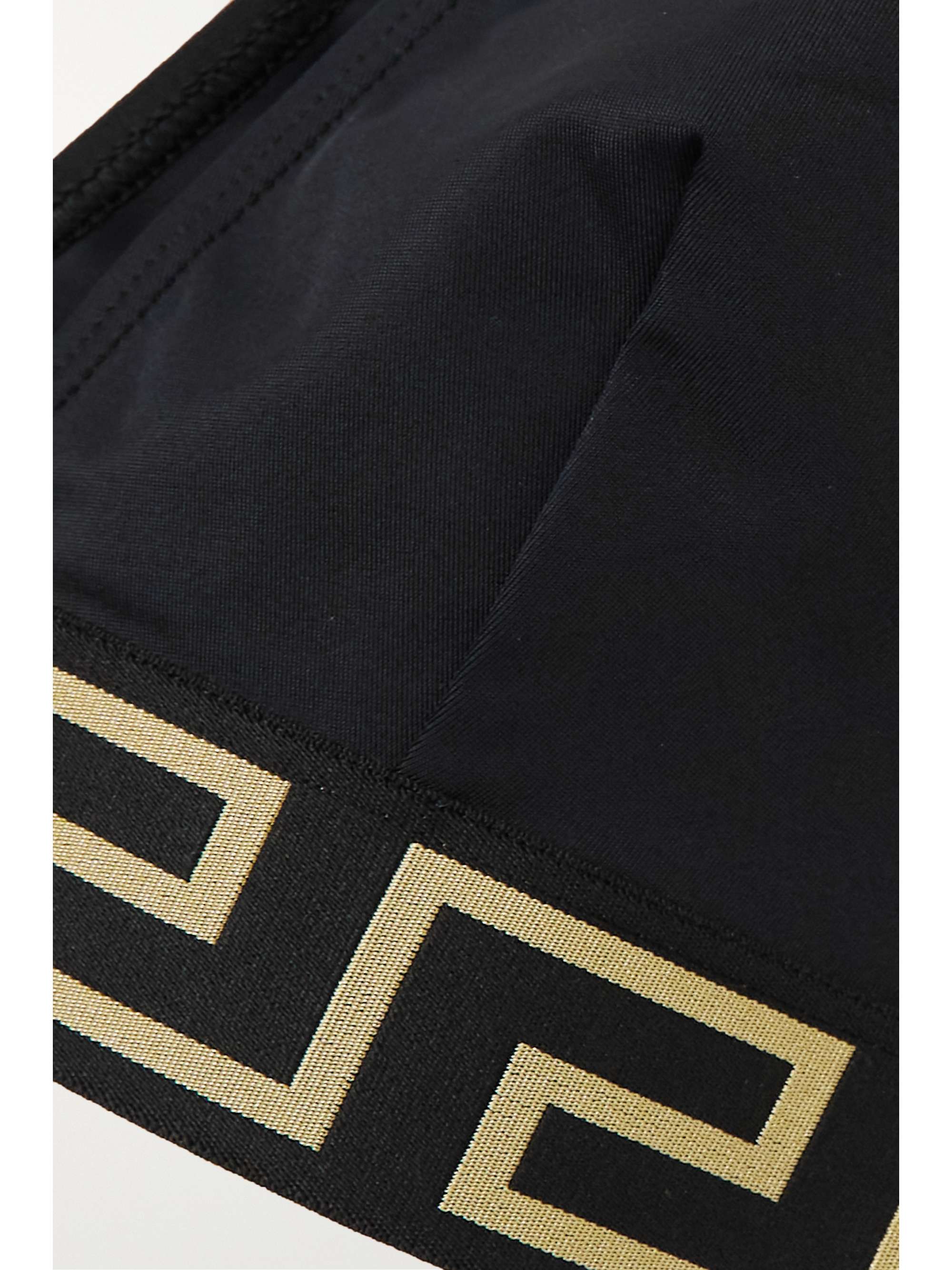 VERSACE Twist-front bikini top