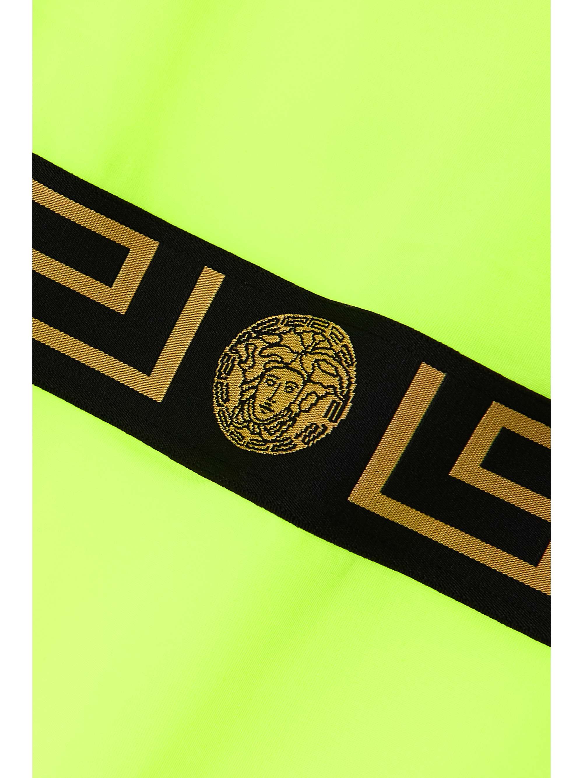 VERSACE Vita jacquard-trimmed swimsuit