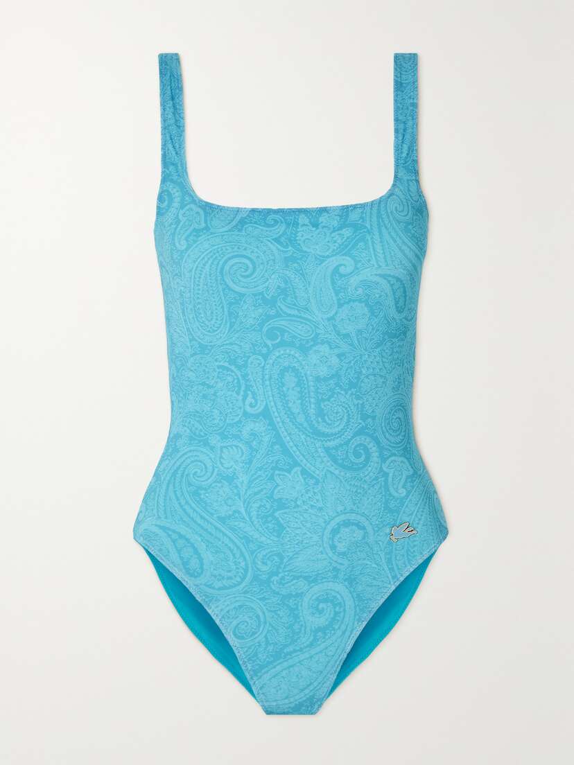 Etro Open-back Paisley-print Swimsuit