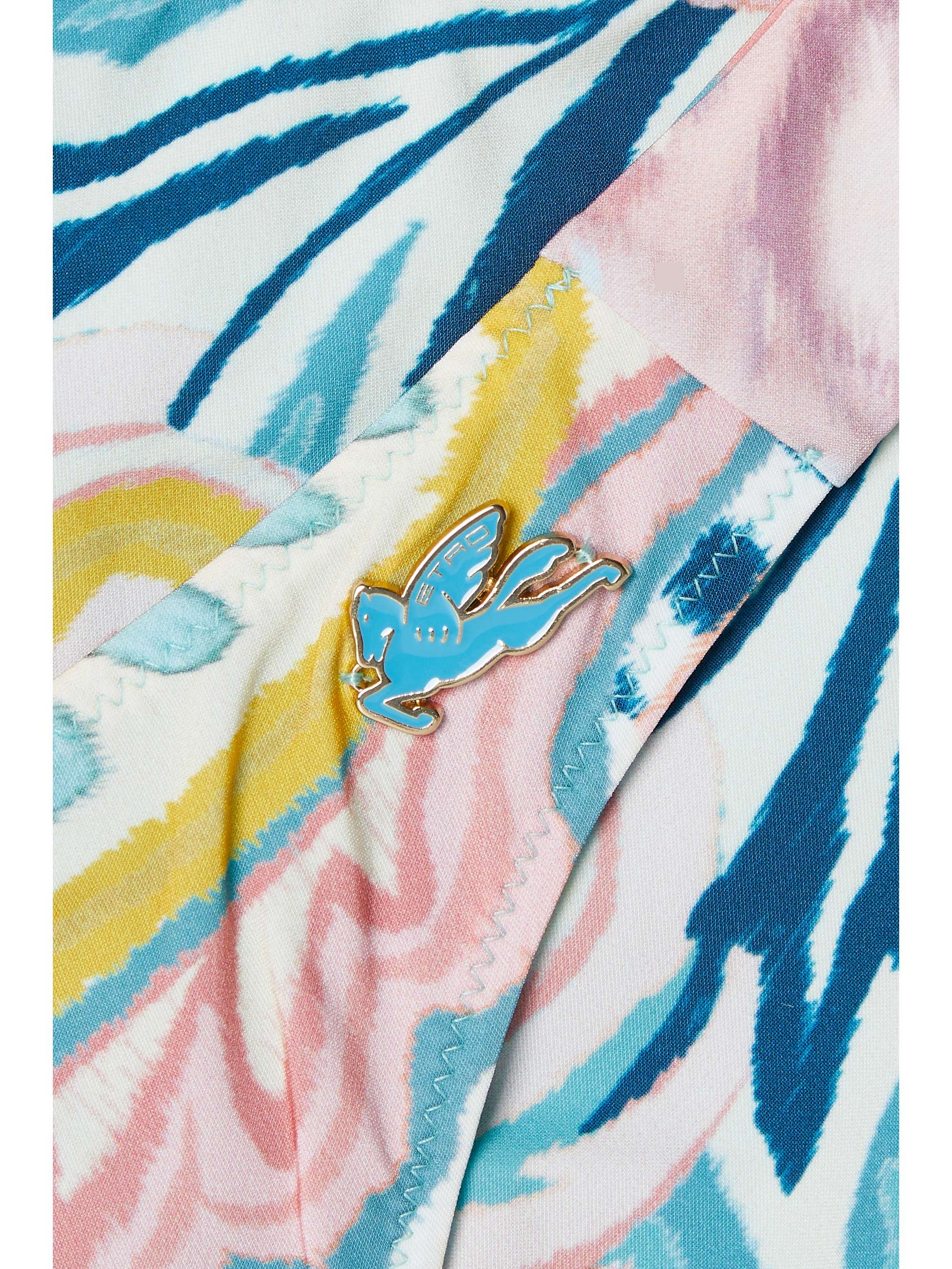 ETRO Printed halterneck bikini