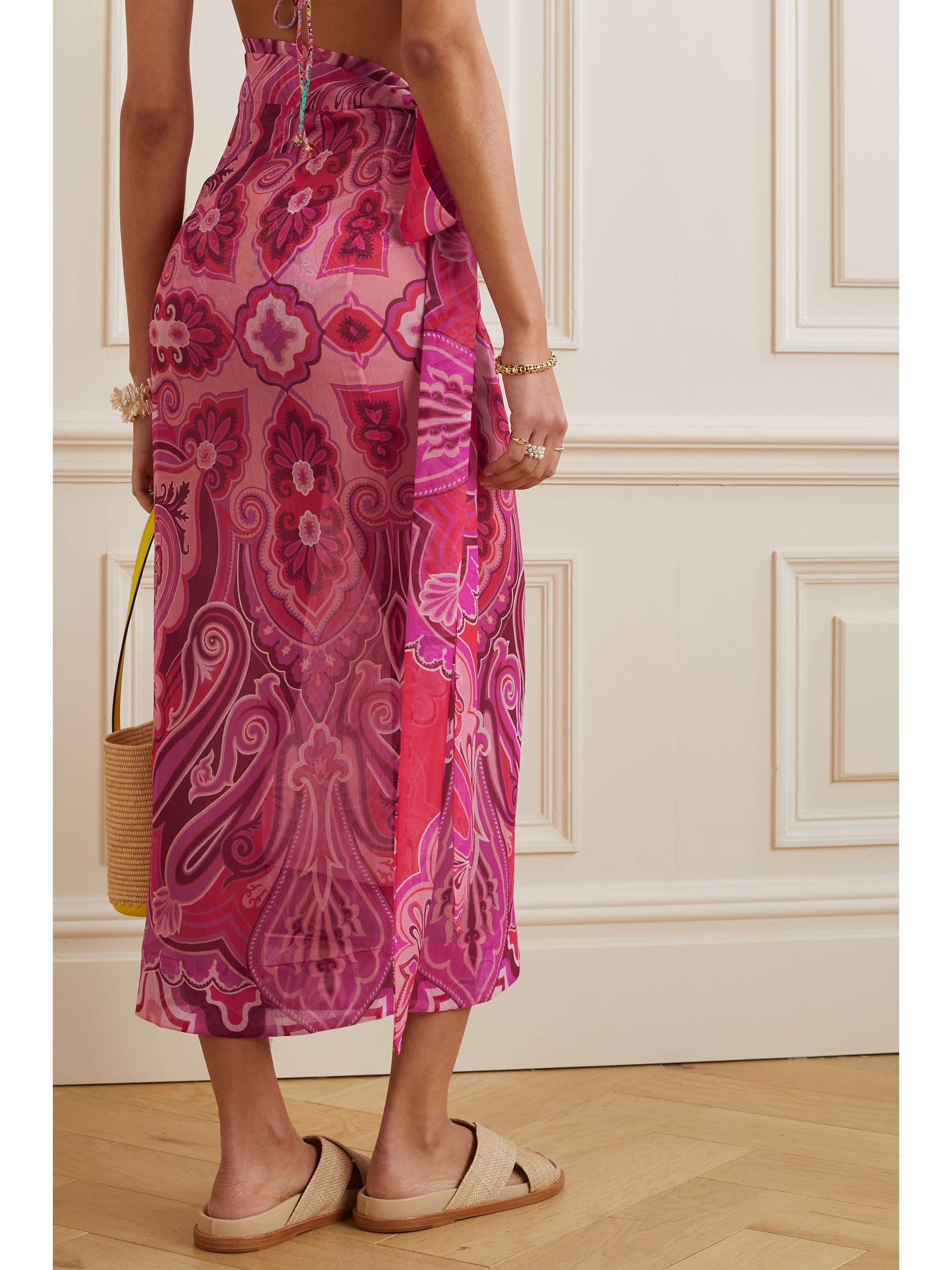 ETRO Printed voile pareo