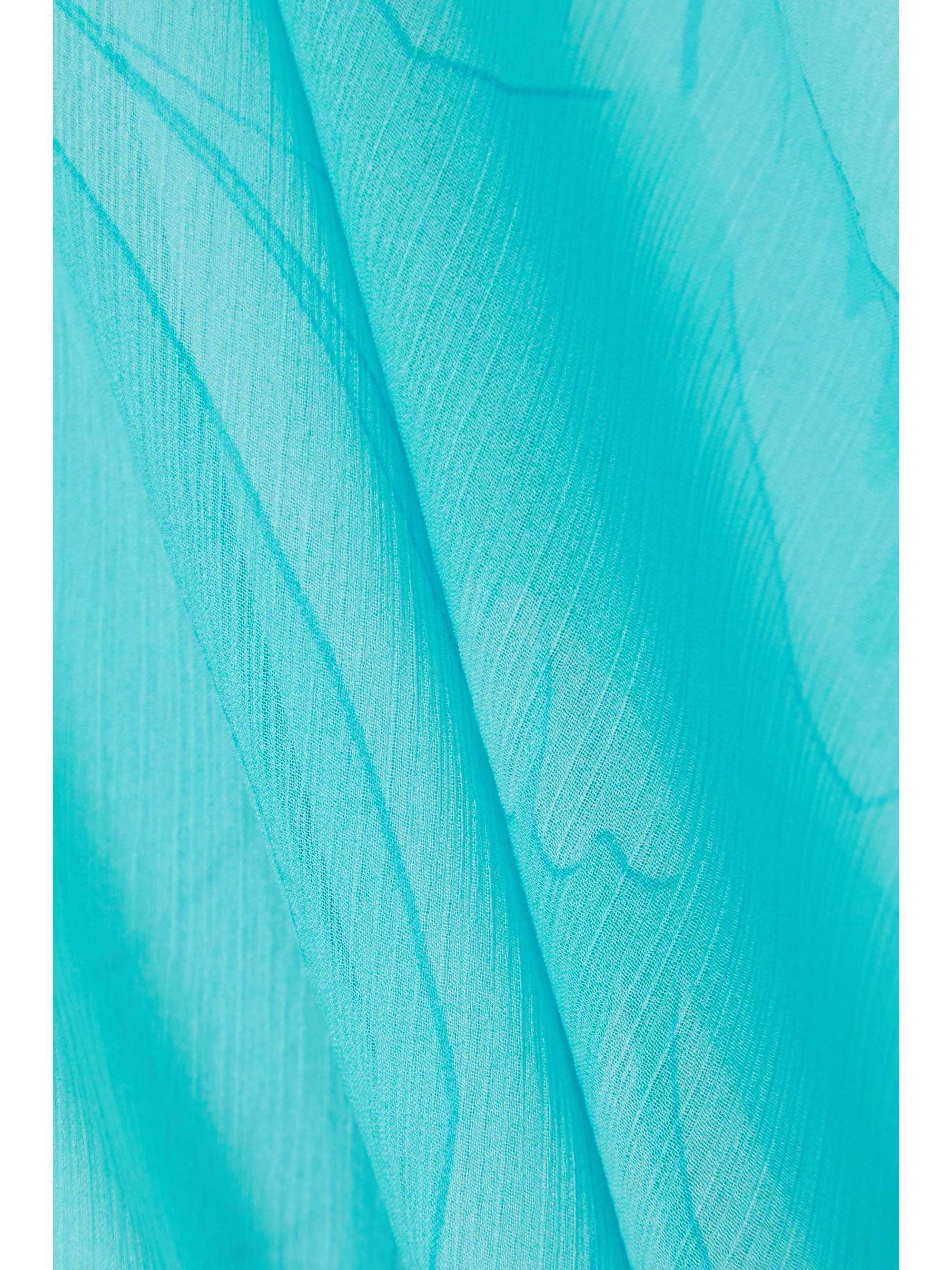 ETRO Pussy-bow printed crepon kaftan