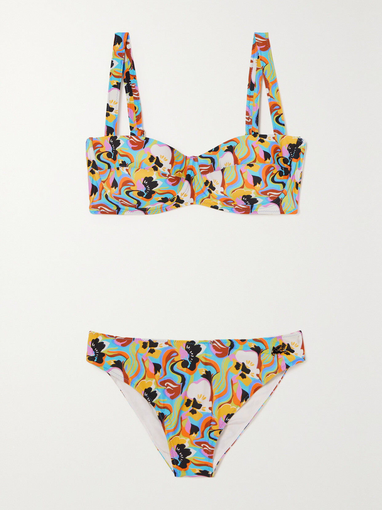 Etro - Printed Underwired Bikini - Blue