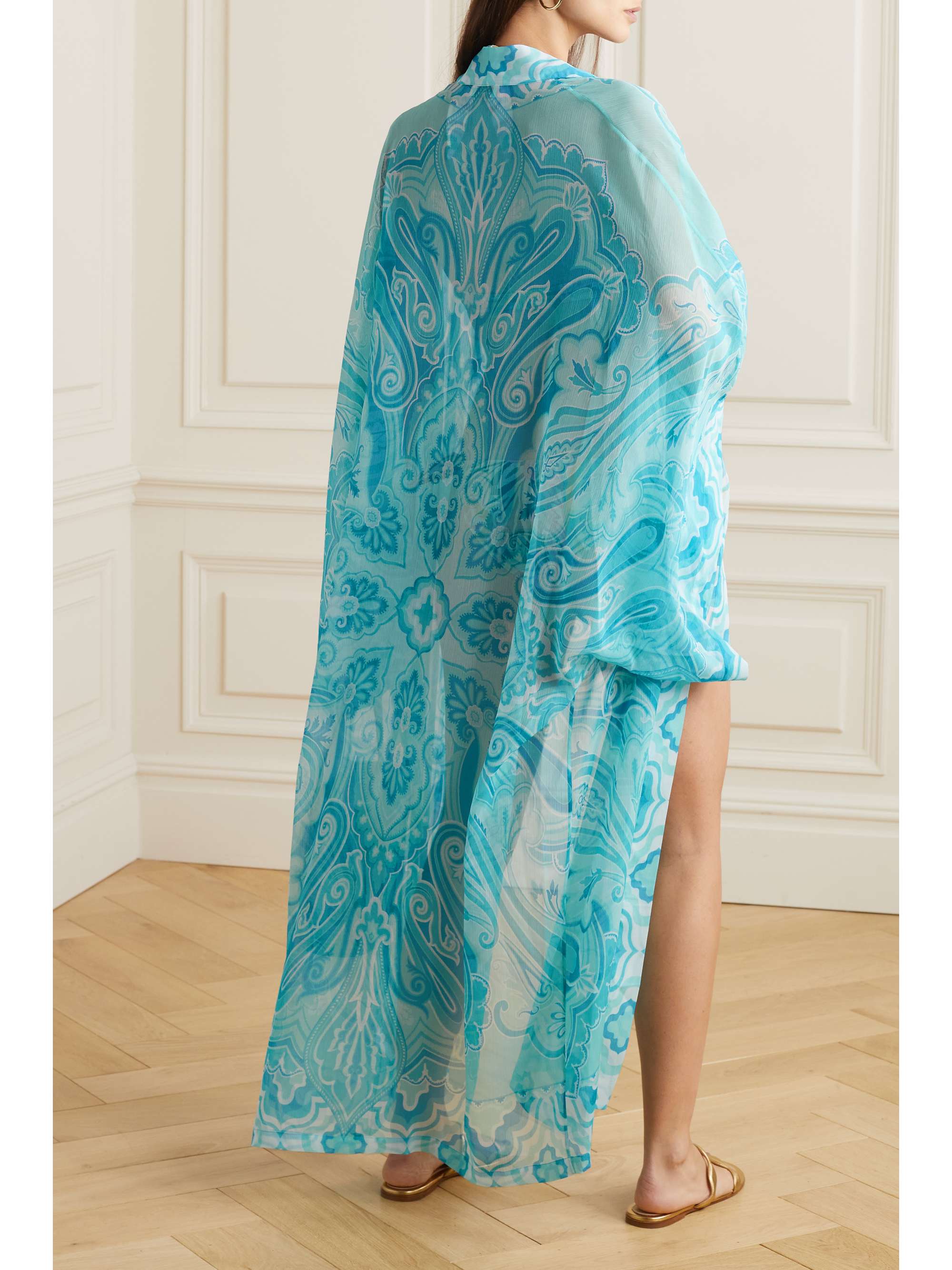 ETRO Printed crepon kaftan
