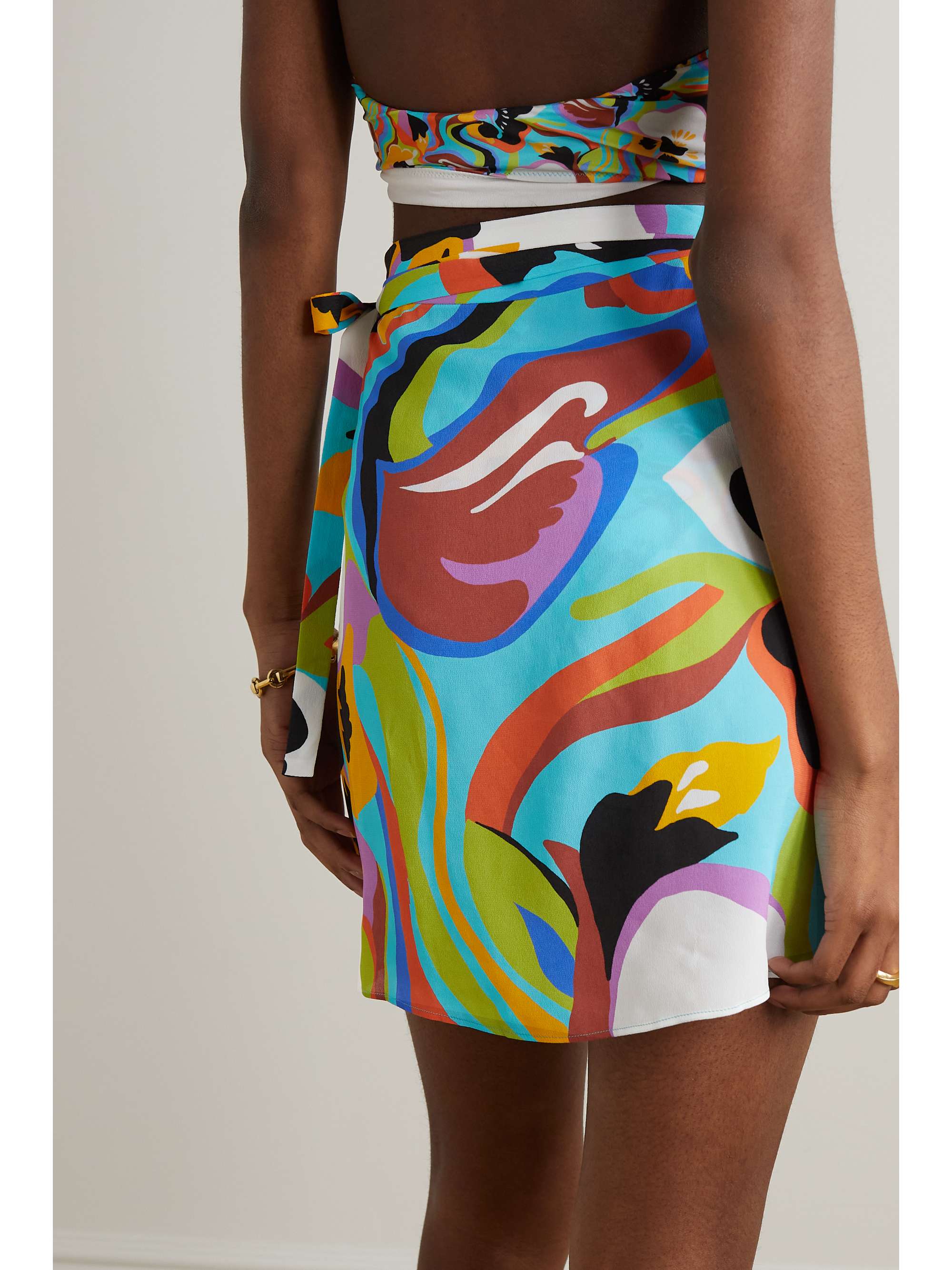 ETRO Printed jersey pareo