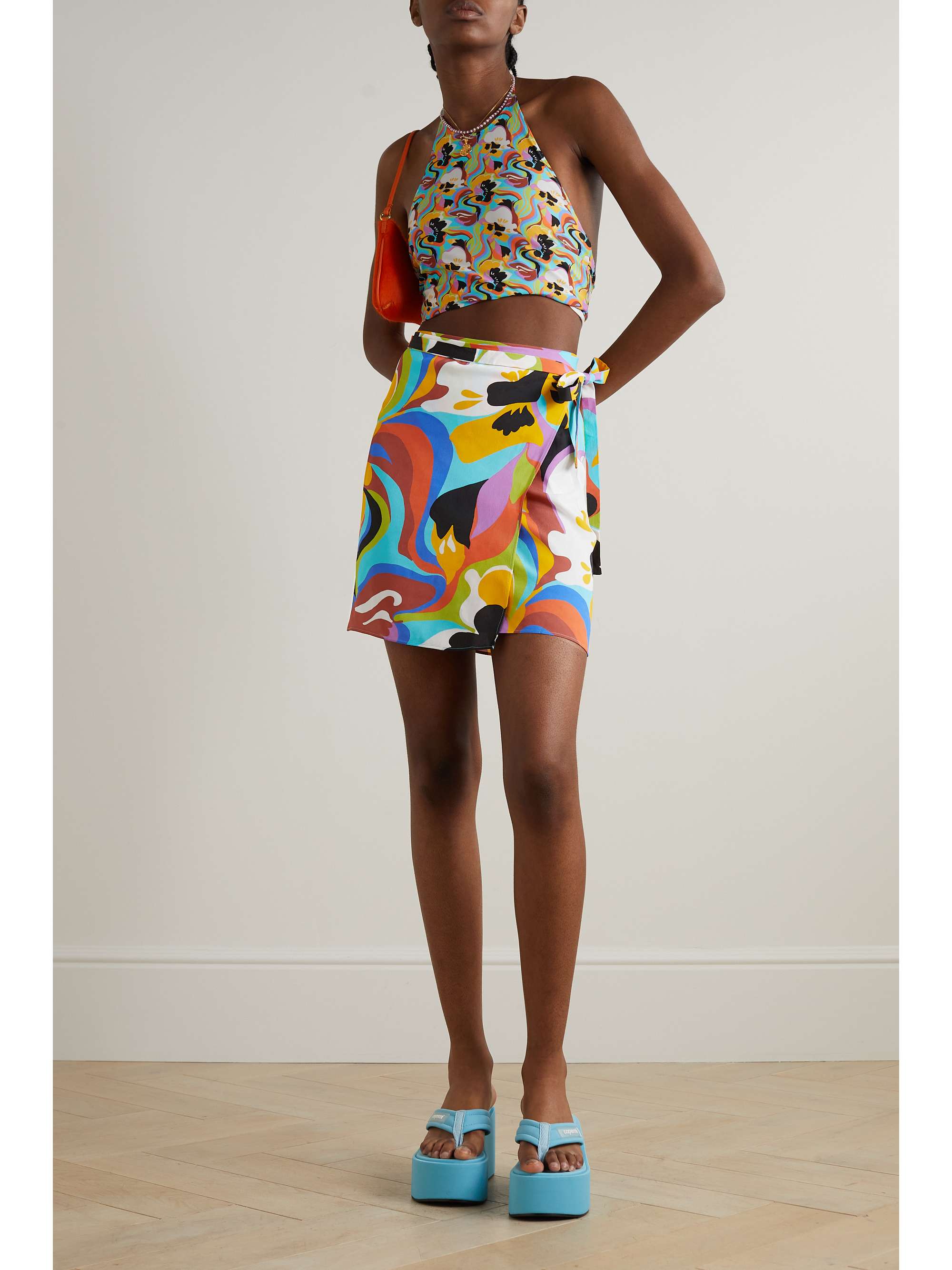 ETRO Printed jersey pareo