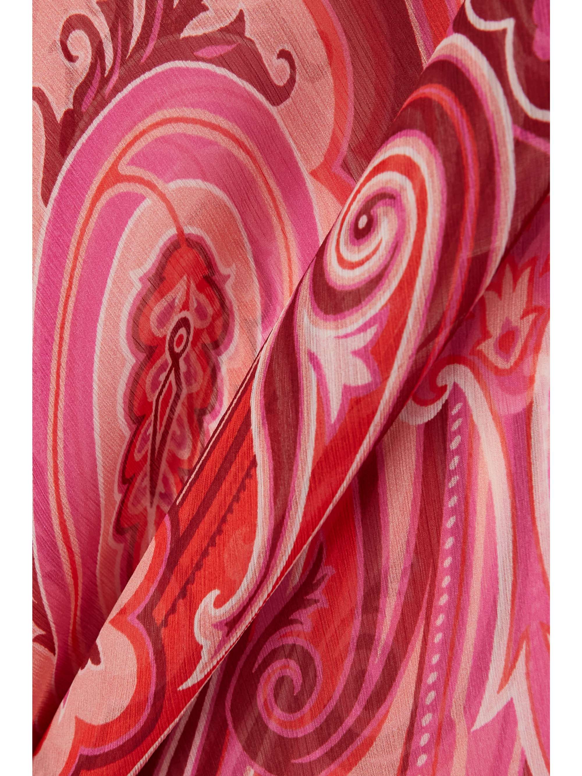 ETRO Paisley-print crepon coverup