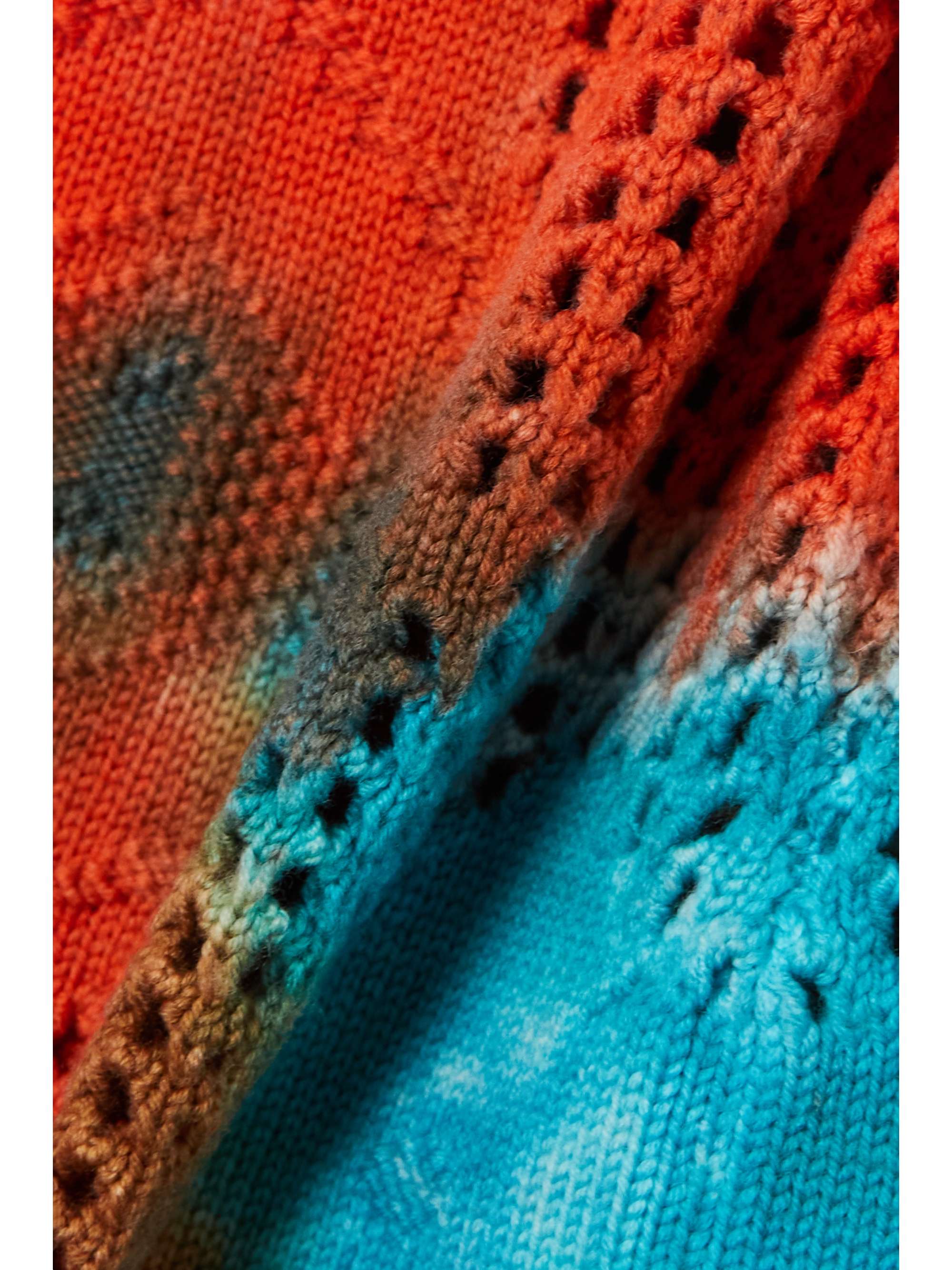 ALANUI California Dreaming Net tasseled tie-dyed wool mini dress