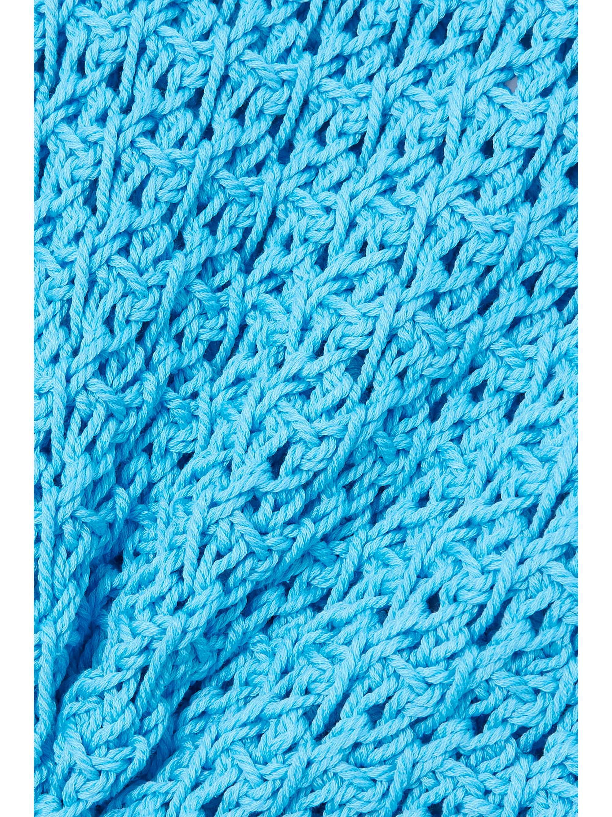 ALANUI Blooming Flowers crocheted cotton mini skirt
