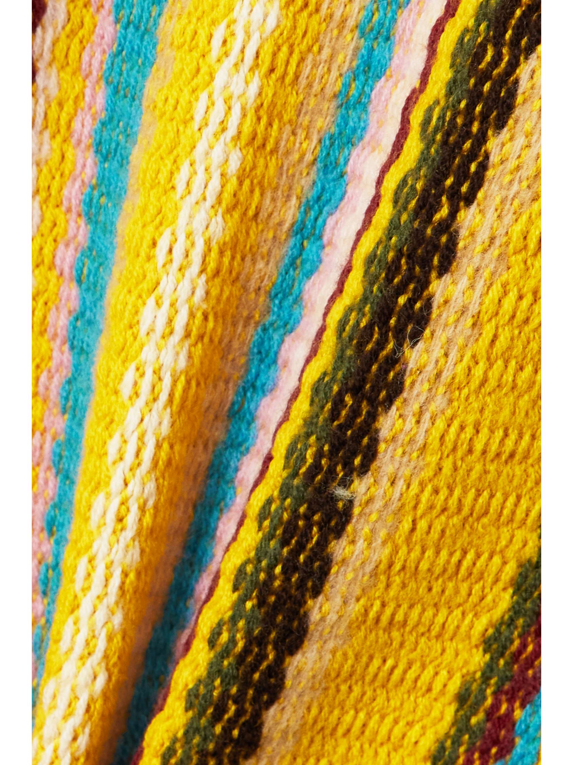 ALANUI Follow Your Nature striped wool pants