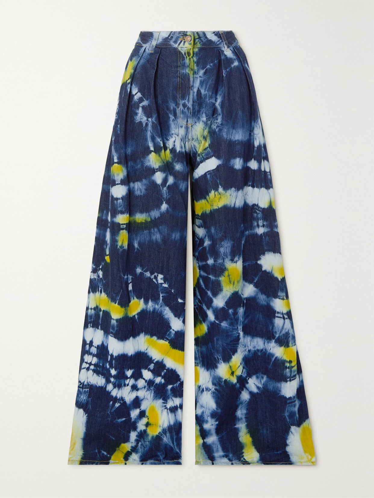 ALANUI MOONRISE TIE-DYED HIGH-RISE WIDE-LEG JEANS