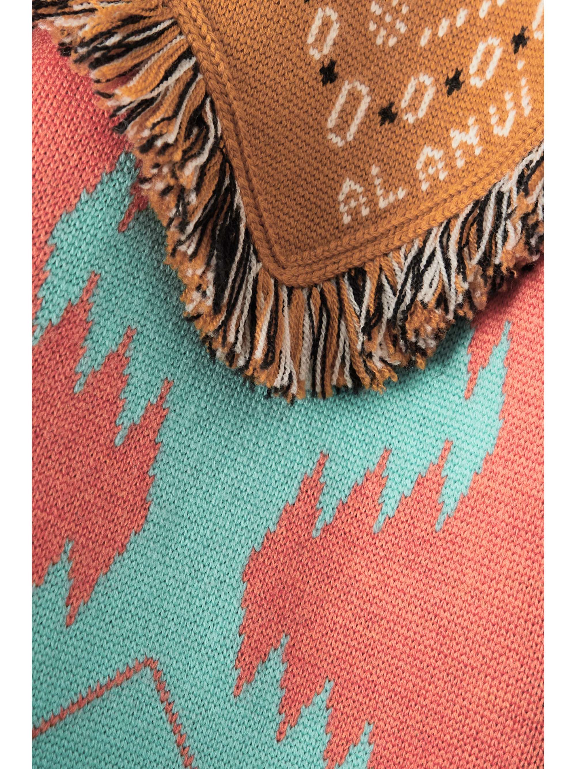 ALANUI Icon belted fringed wool-jacquard cardigan