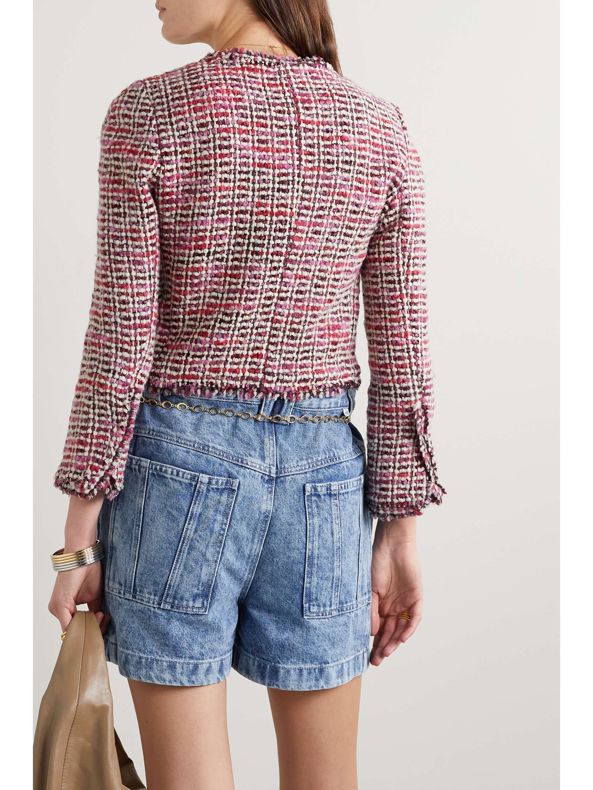 ISABEL MARANT Veste en tweed de laine mélangée Pully