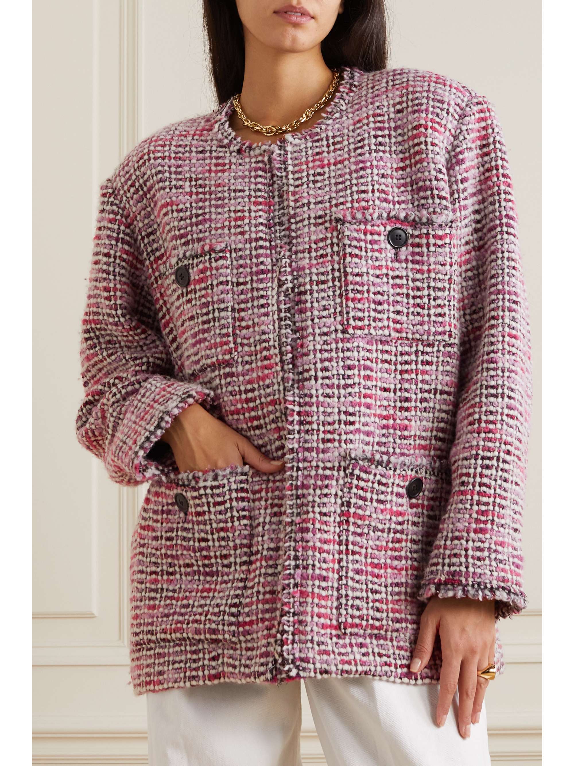 ISABEL MARANT Dianaza wool-blend tweed jacket