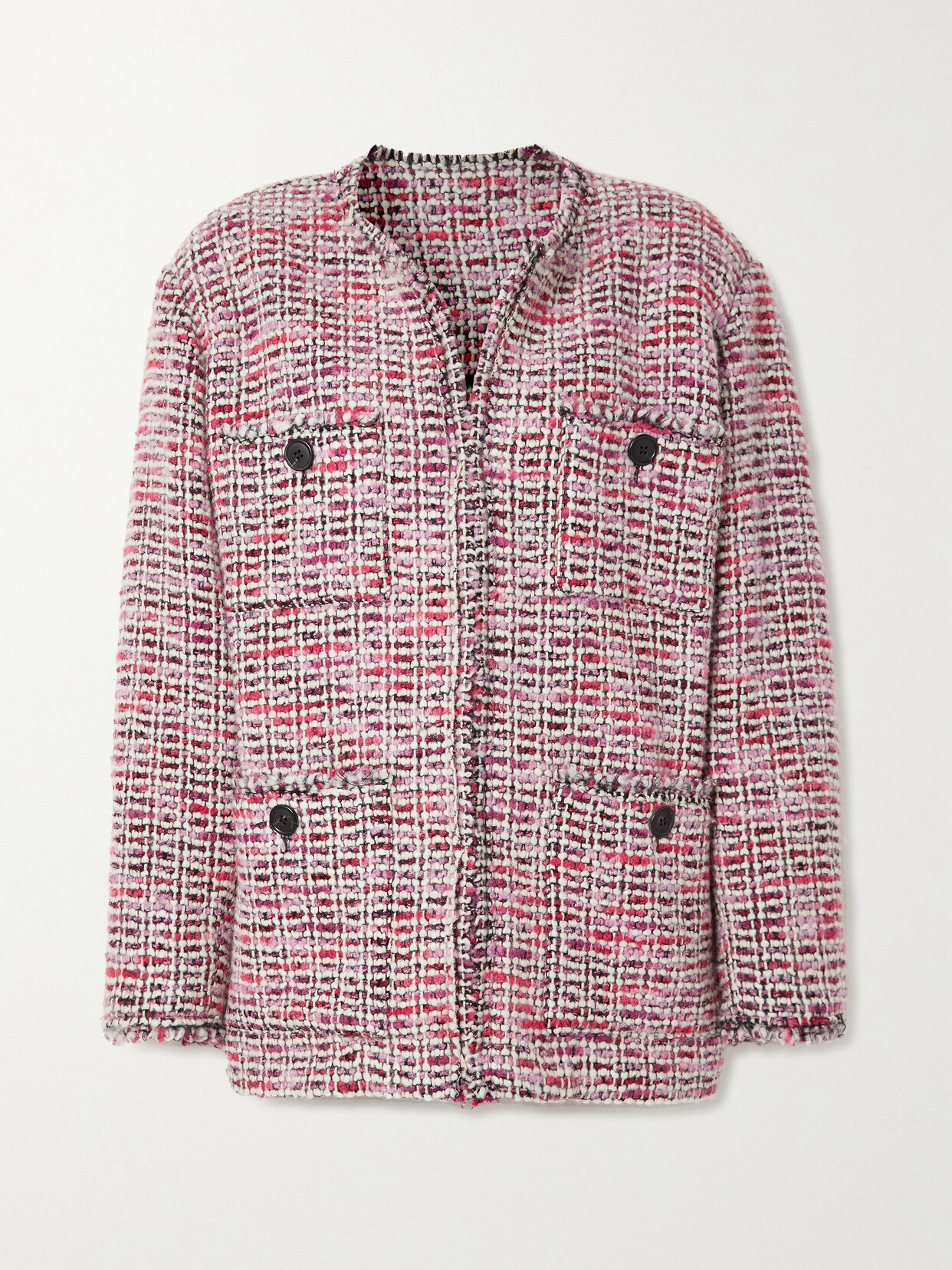 Isabel Marant - Dianaza Wool-blend Tweed Jacket - Pink