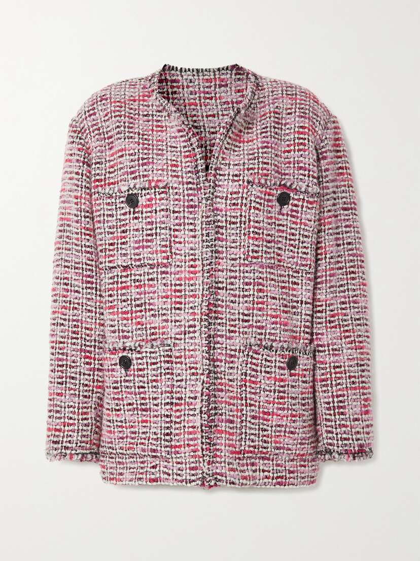 Isabel Marant Dianaza Wool-blend Tweed Jacket