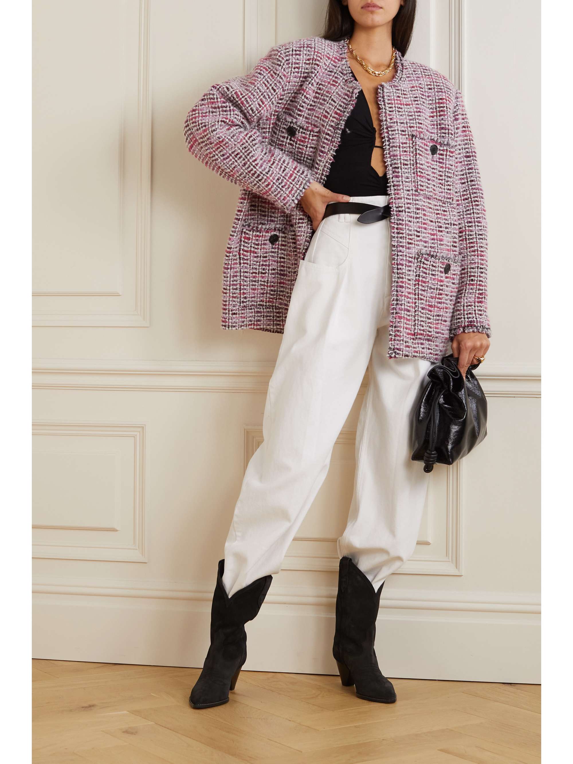 ISABEL MARANT Dianaza wool-blend tweed jacket