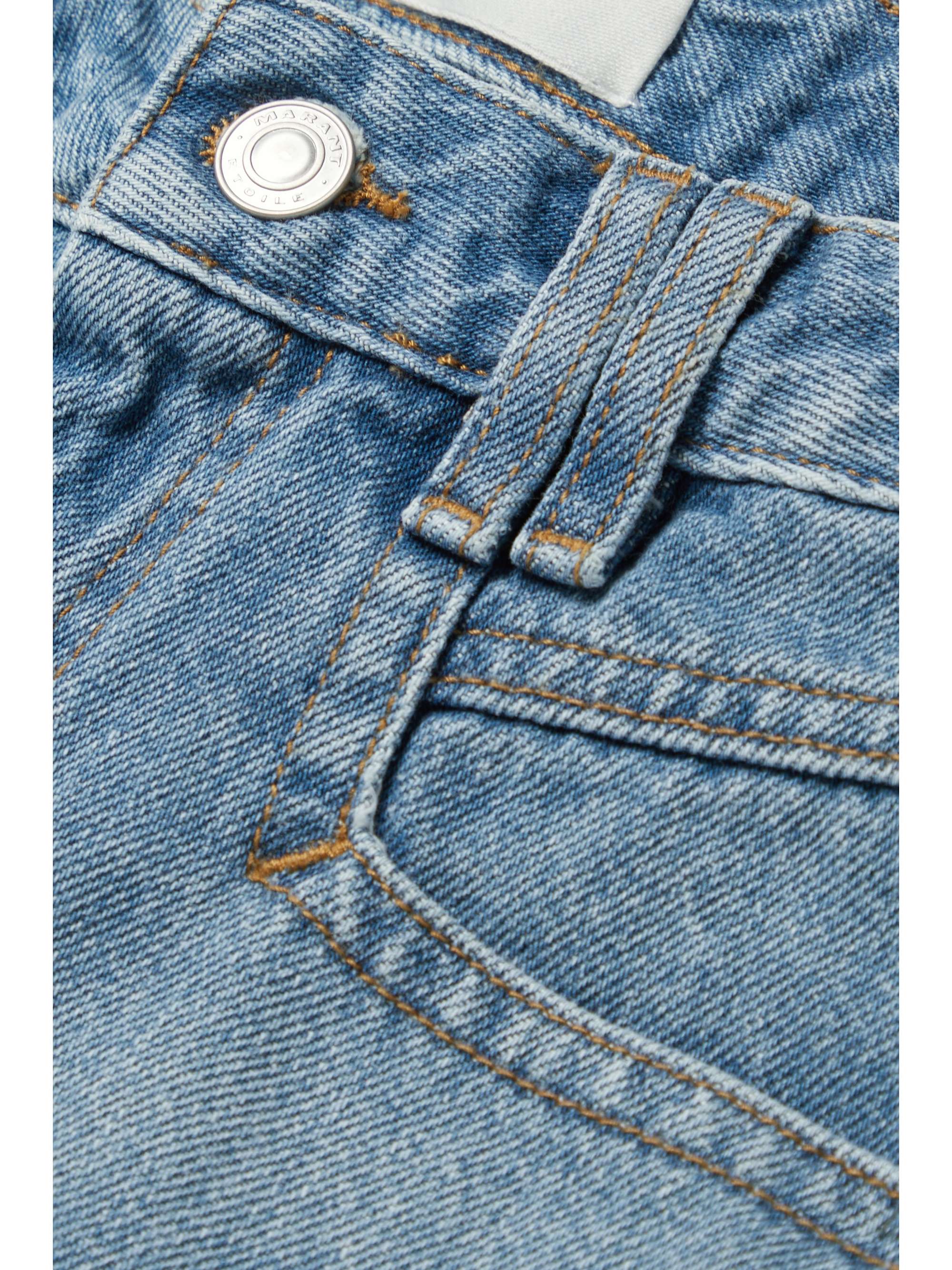 MARANT ÉTOILE Eneidao frayed denim shorts
