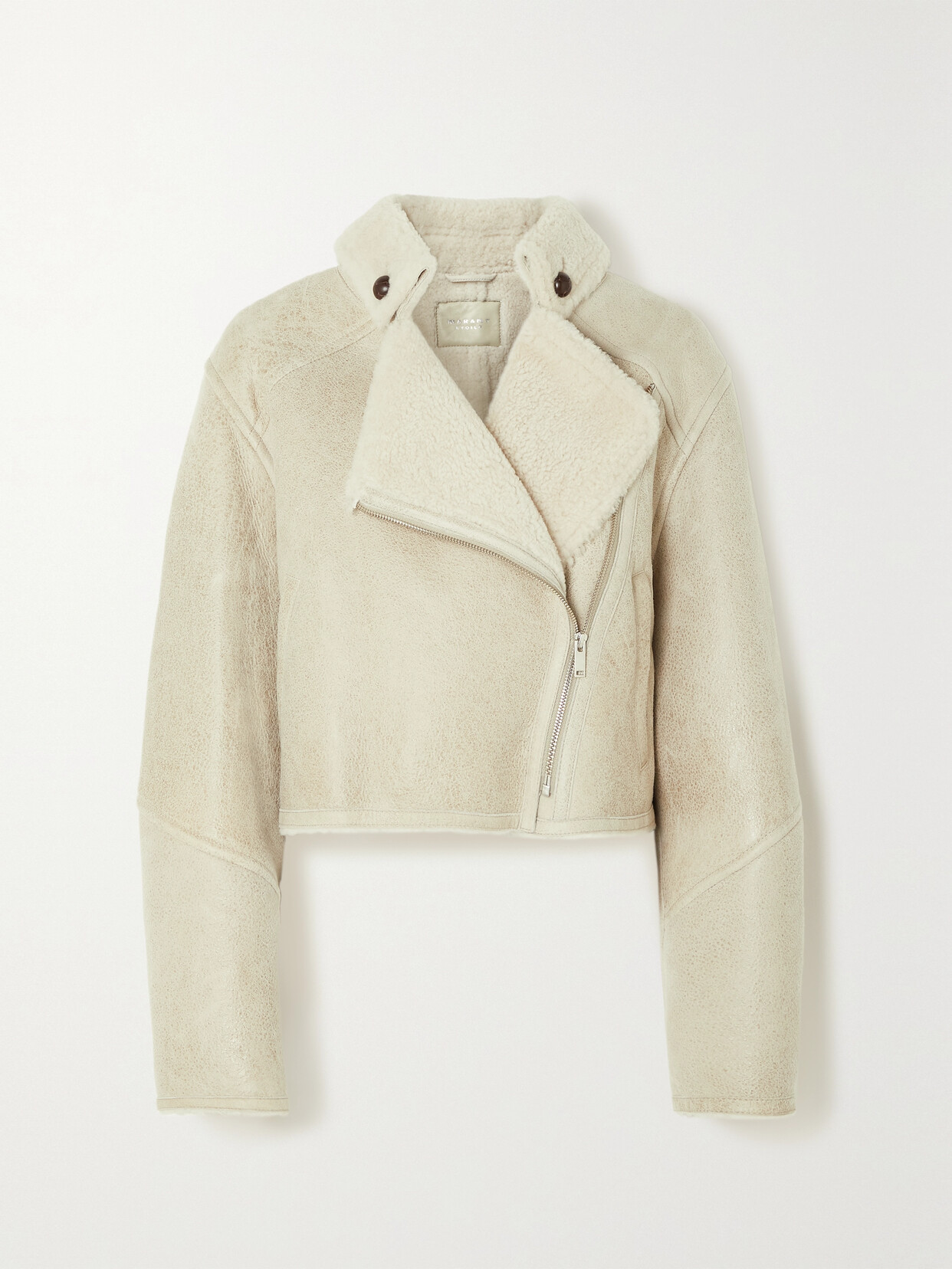 ISABEL MARANT ÉTOILE APSTYA SHEARLING JACKET