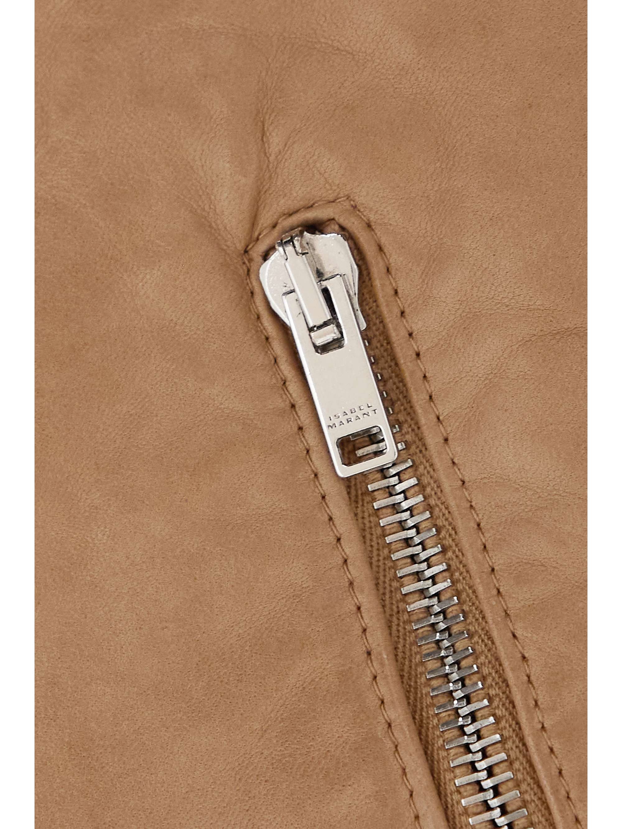 ISABEL MARANT Pantalon slim en cuir Anazia