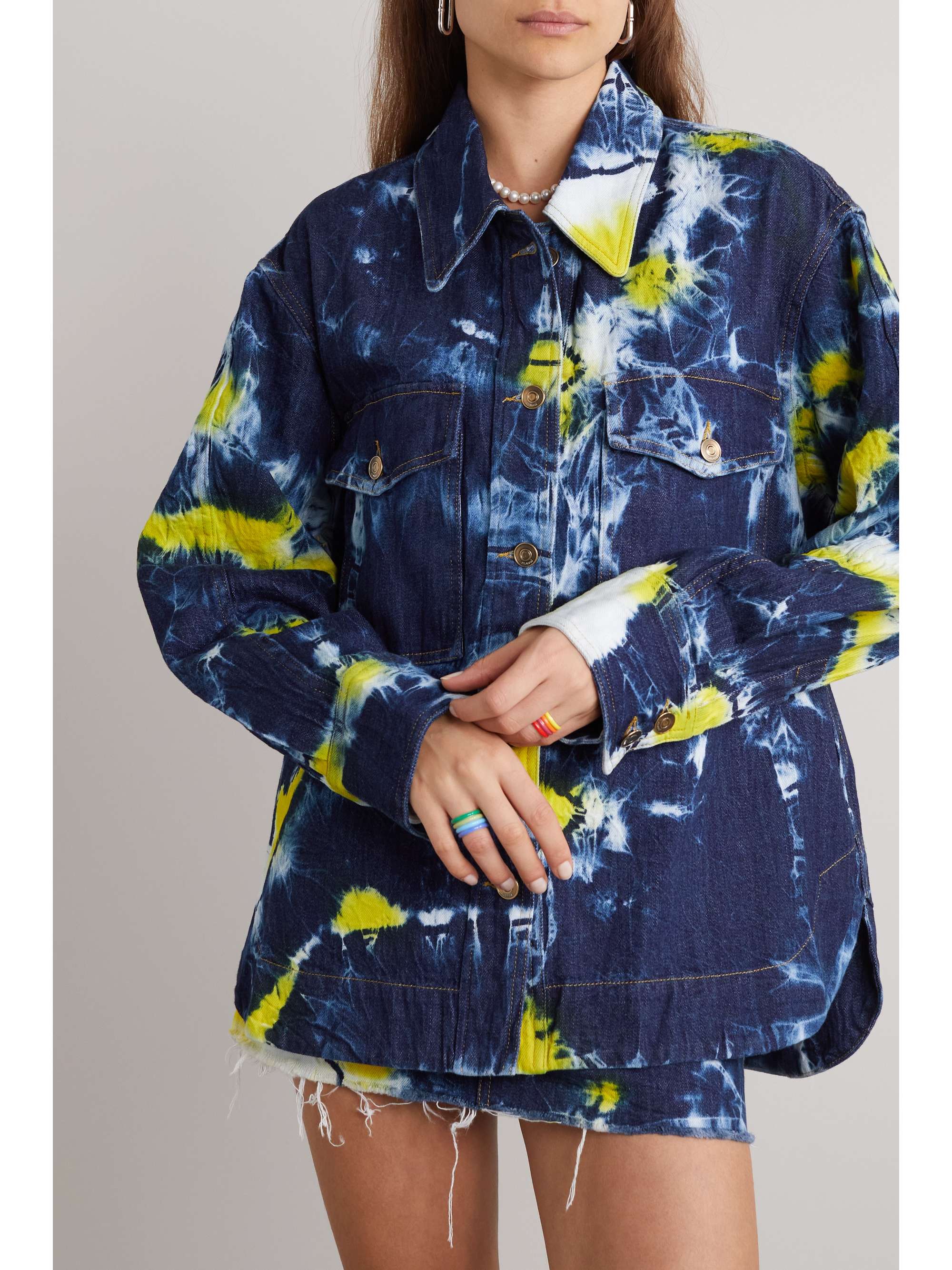 ALANUI Moonrise tie-dyed denim jacket