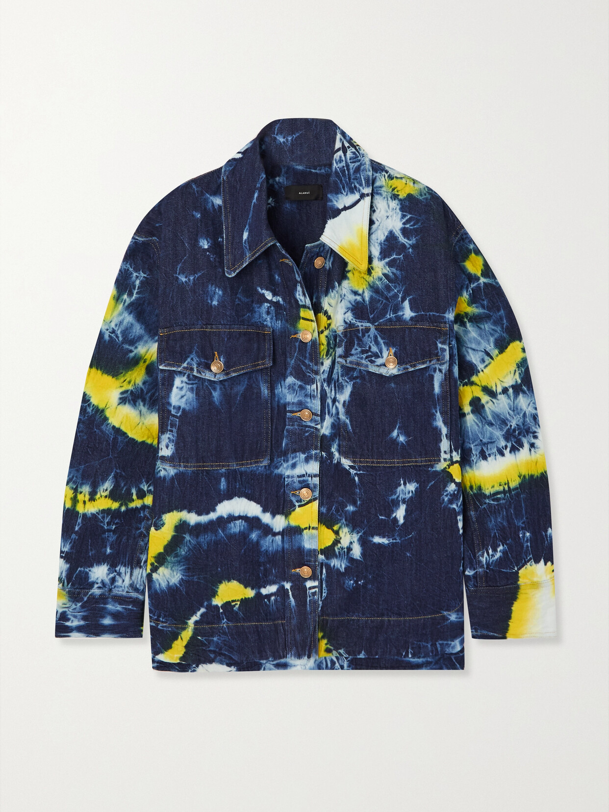 ALANUI MOONRISE TIE-DYED DENIM JACKET