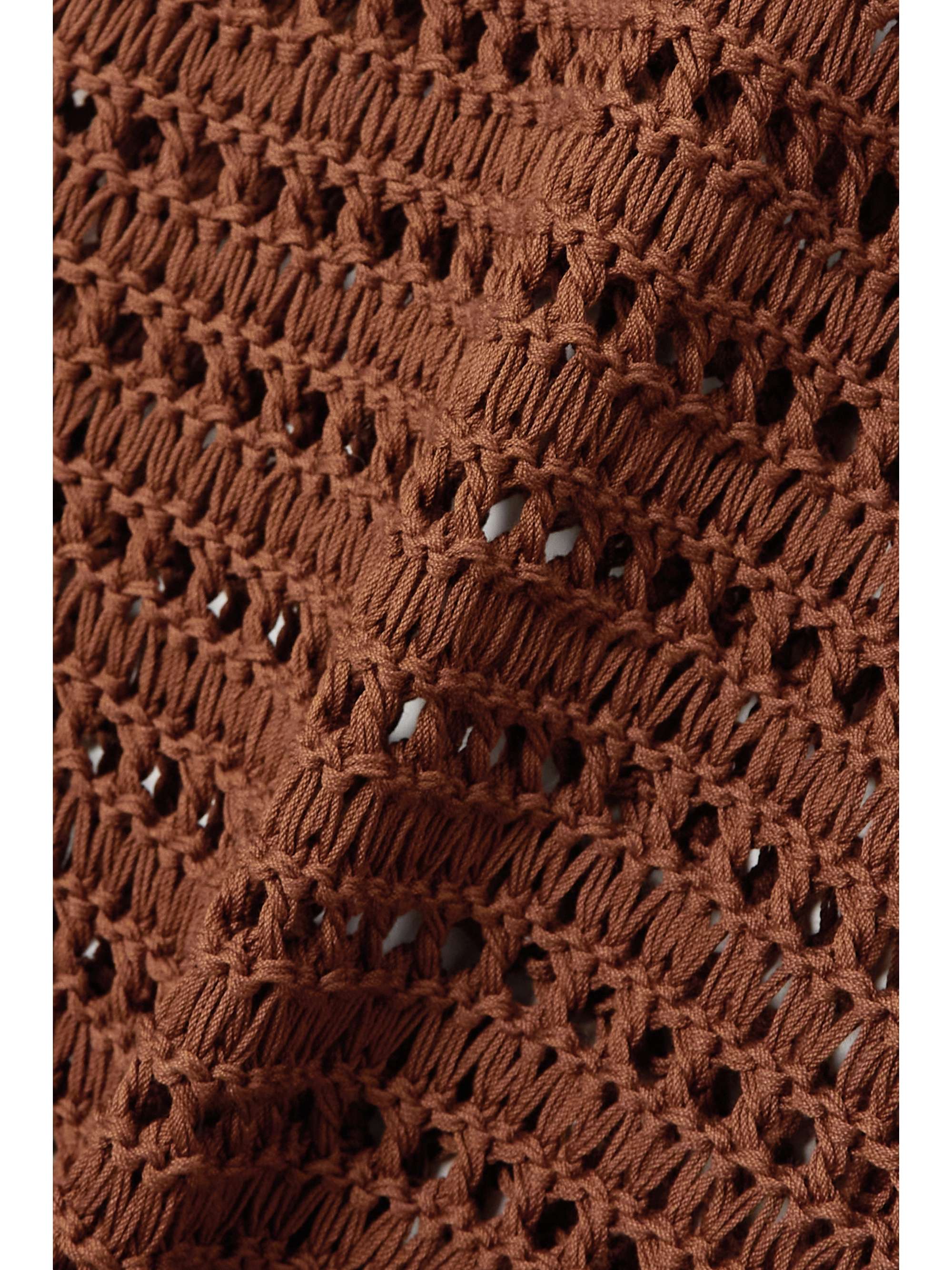ALANUI Mother Nature crocheted cotton maxi dress