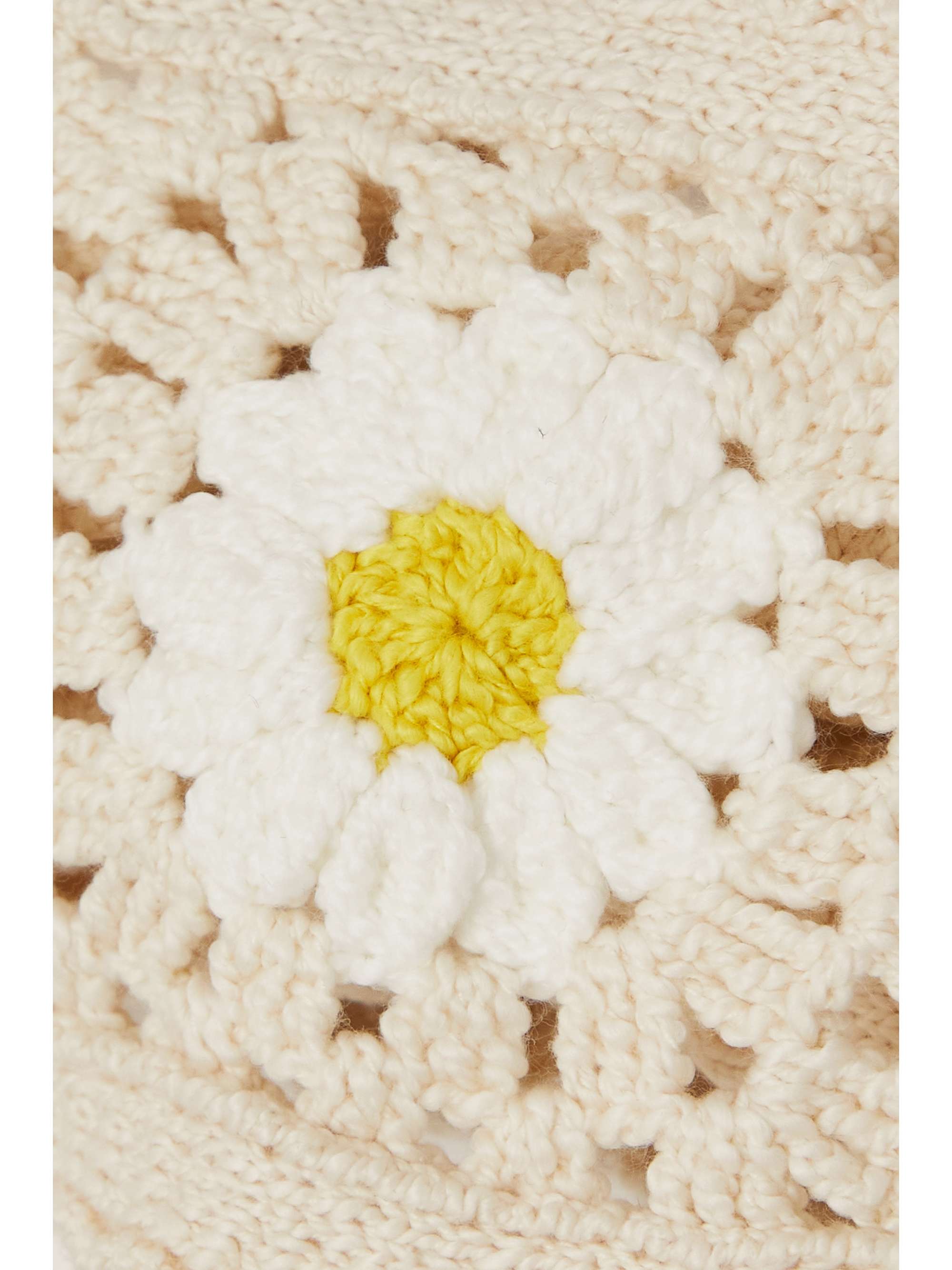 ALANUI Daisy lace-up crocheted cotton bralette